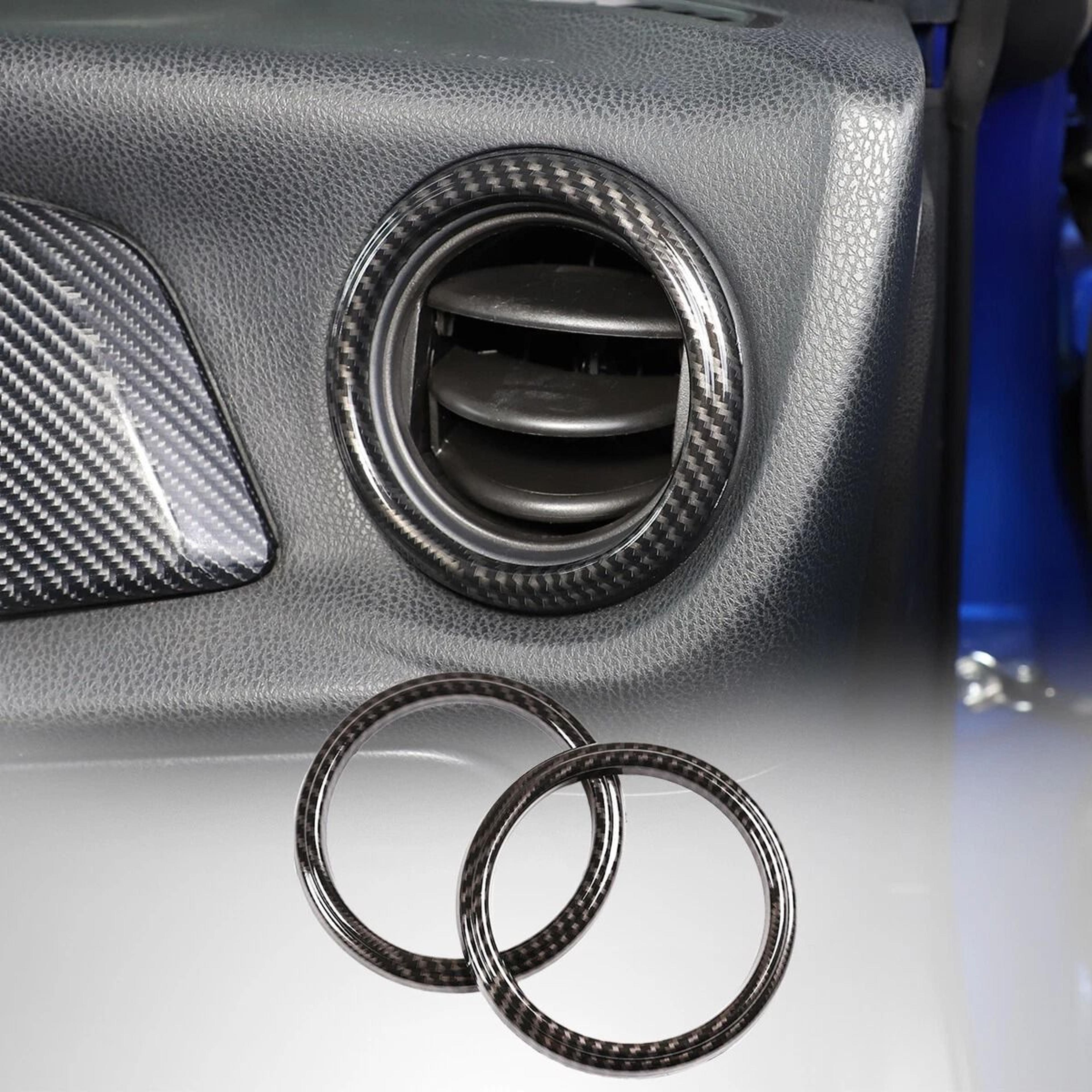 abs carbon fiber trim side air outlet vent cover for toyota 86/subaru brz
