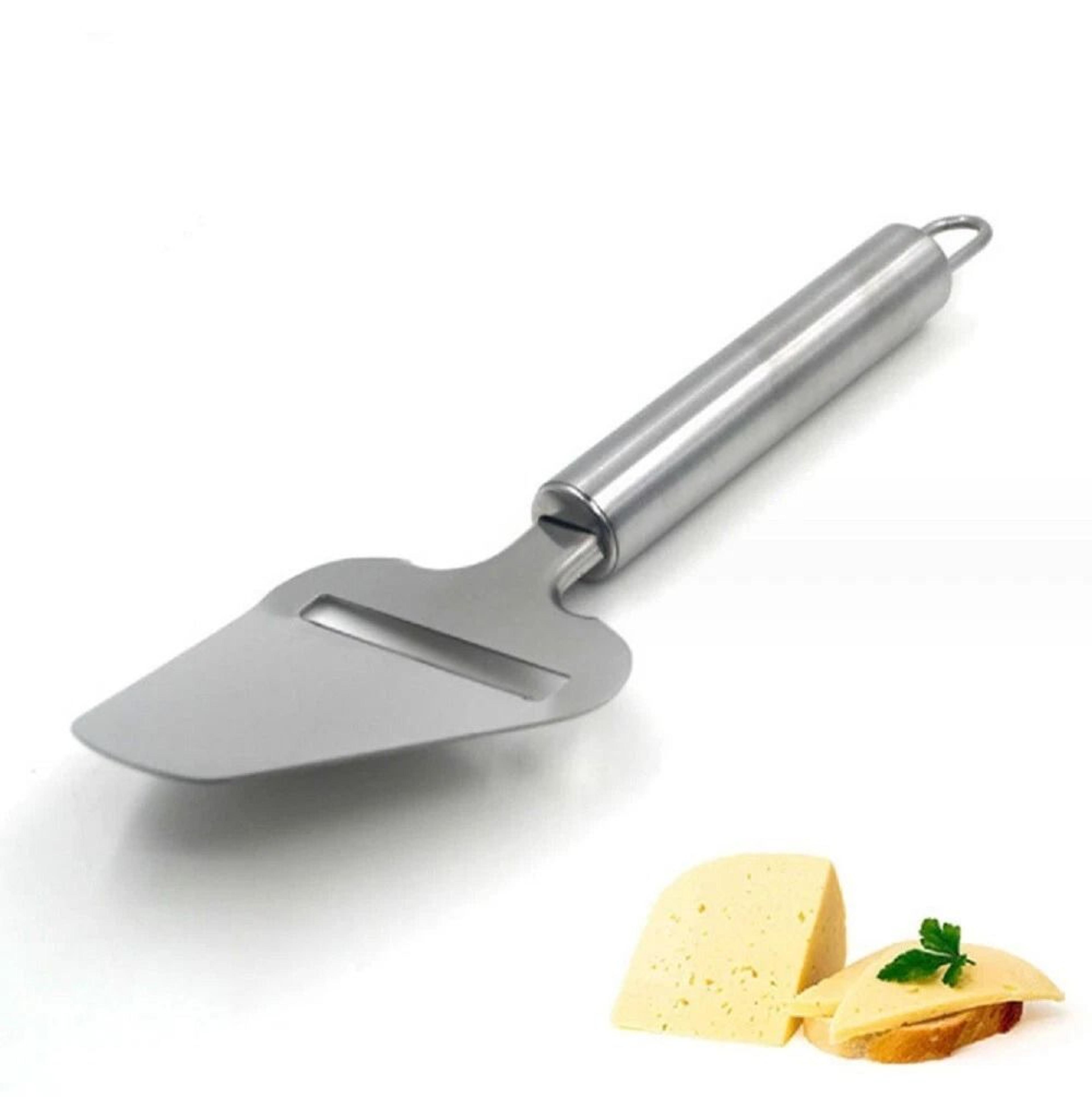 heavy duty stainless steel cheese cutter ideal for hard & soft cheese slicing