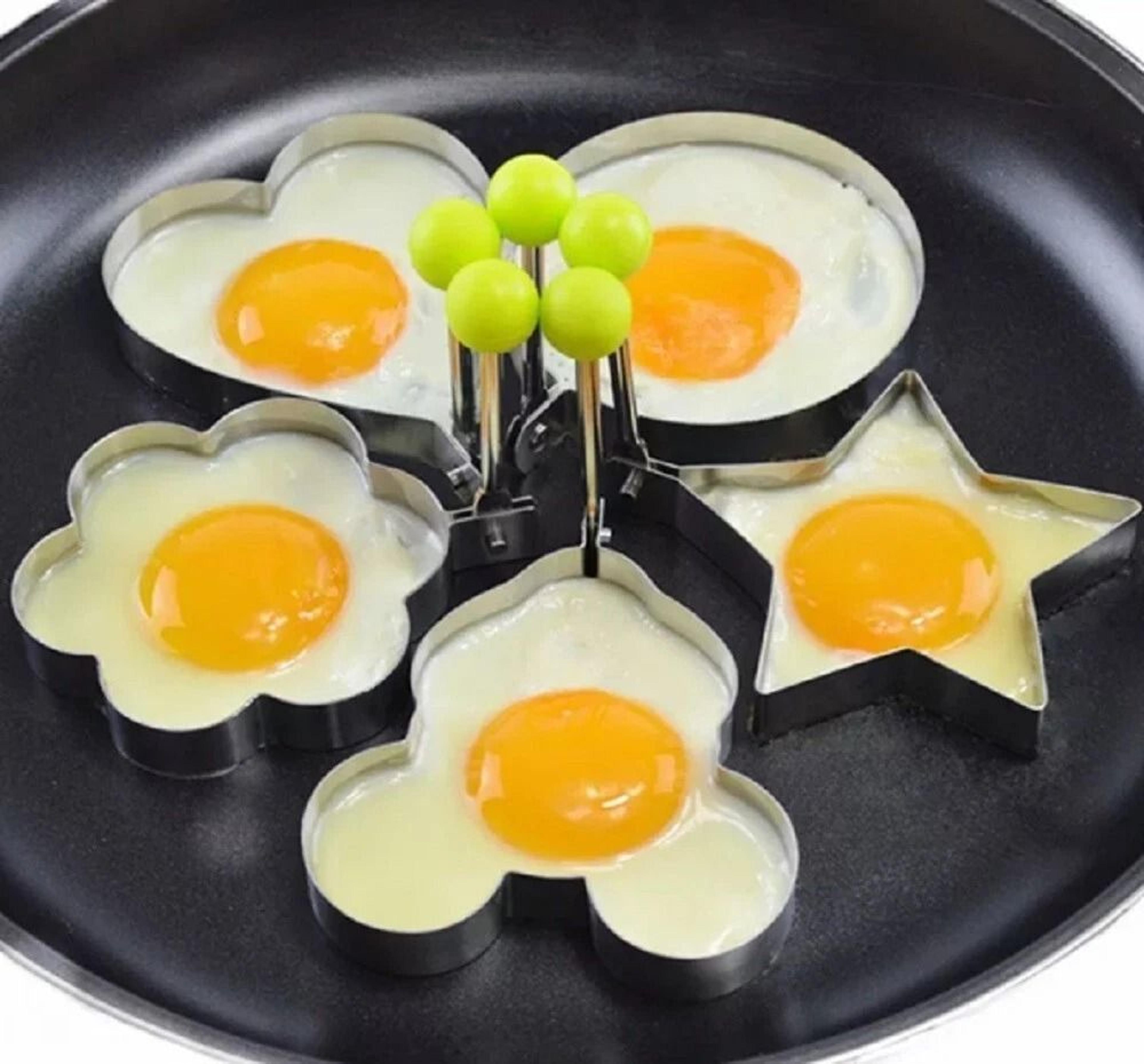 stainless steel egg rings nonstick pancake mold set for frying breakfast