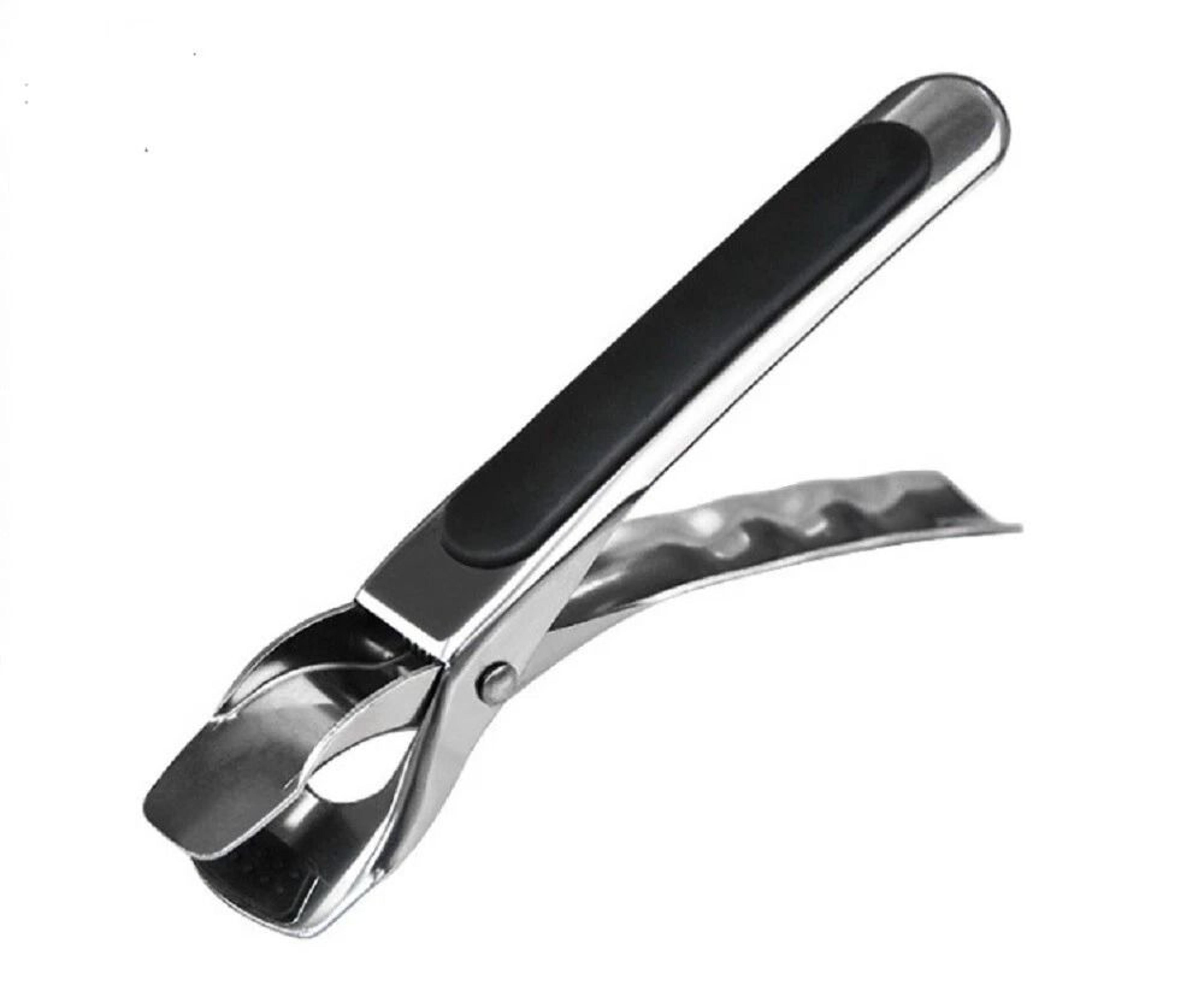 stainless steel anti-scald plate gripper kitchen tongs – safe dish lifter clamp for hot plates and bowls