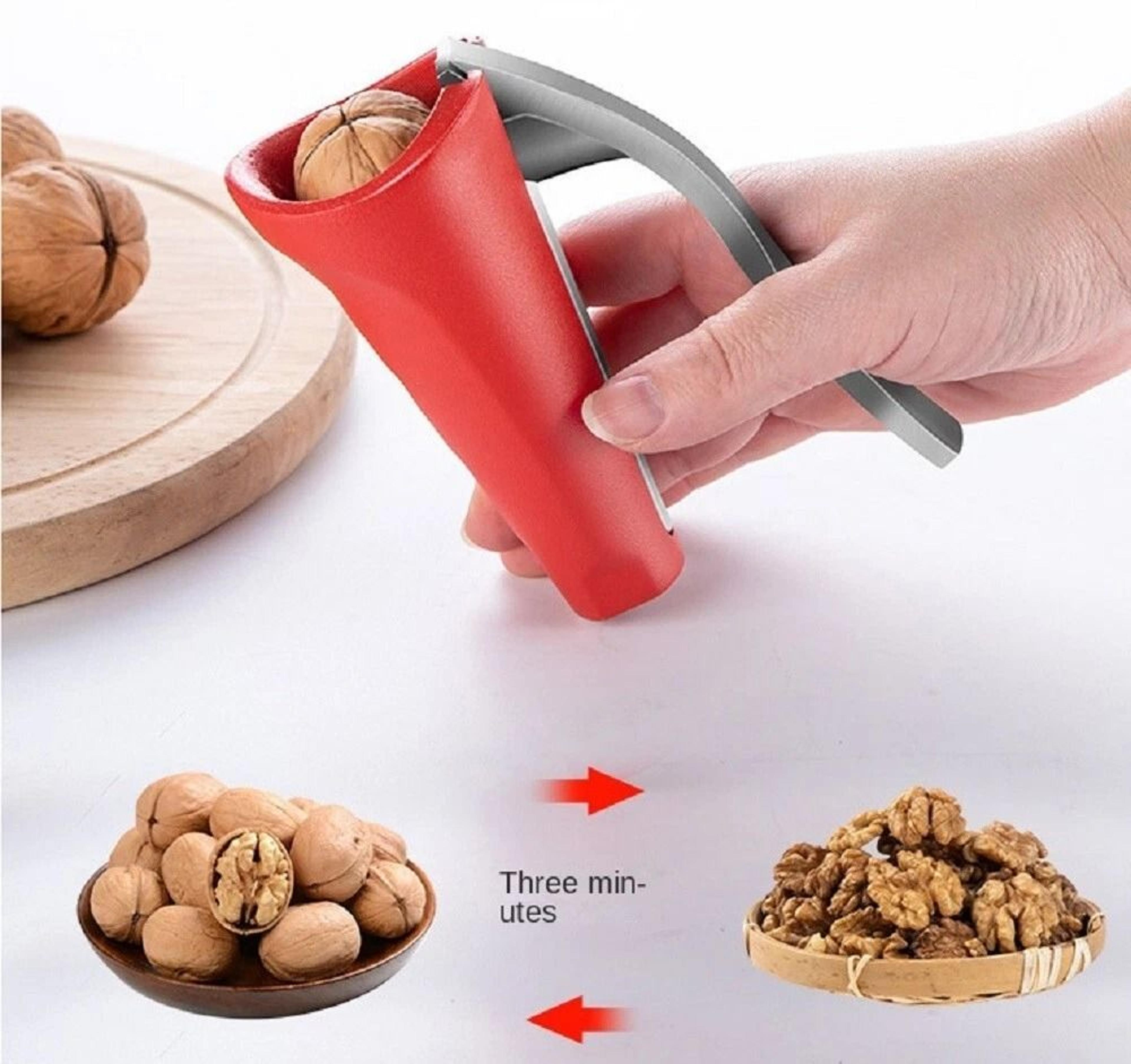 ergonomic nut cracker bottle style walnut pecan sheller tool