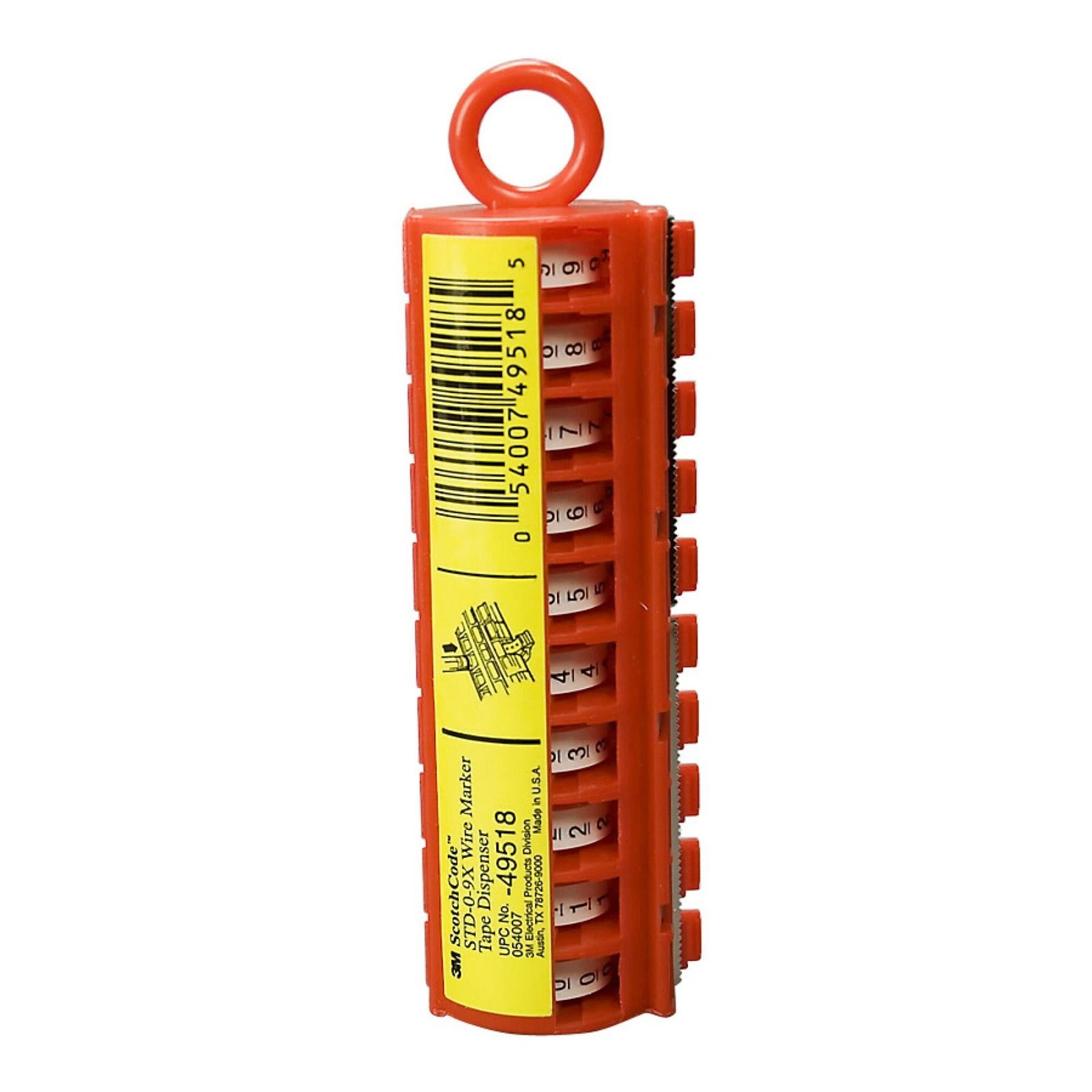 scotchcode sdr 4 wire marker tape refill roll for fast cable identification