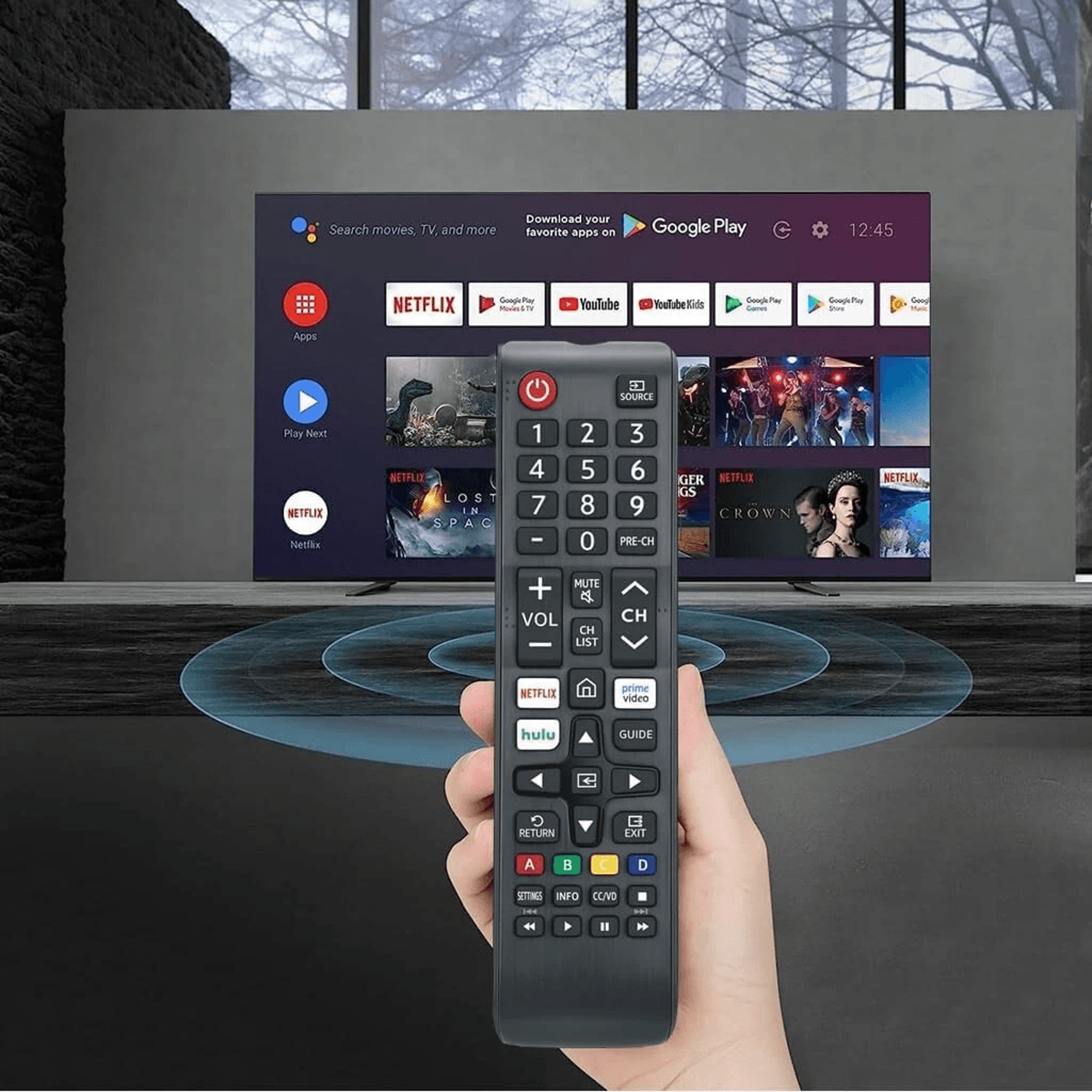 samsung tv remote replacement for smart 4k led hdtv