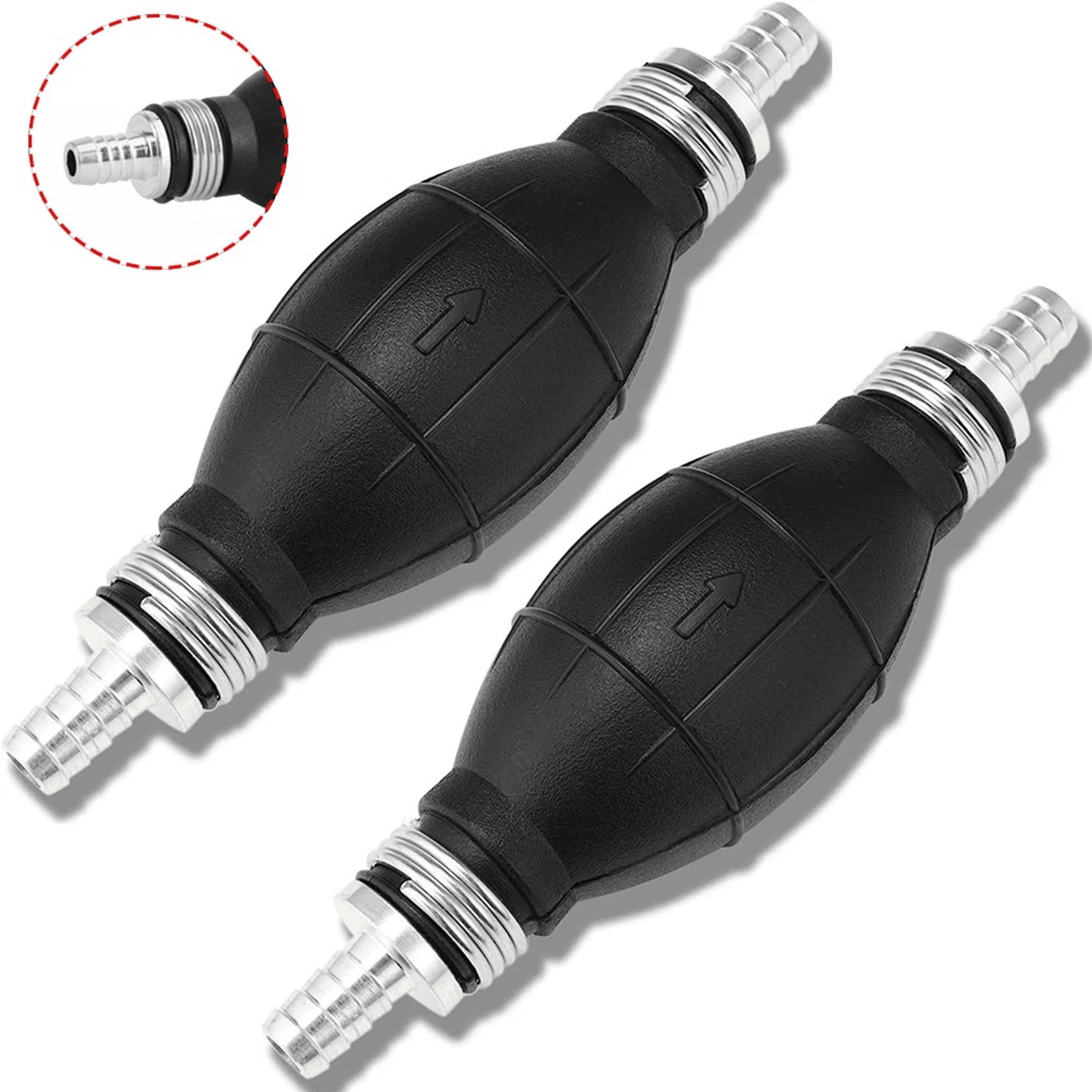 fuel primer bulb for boat and outboard fuel lines