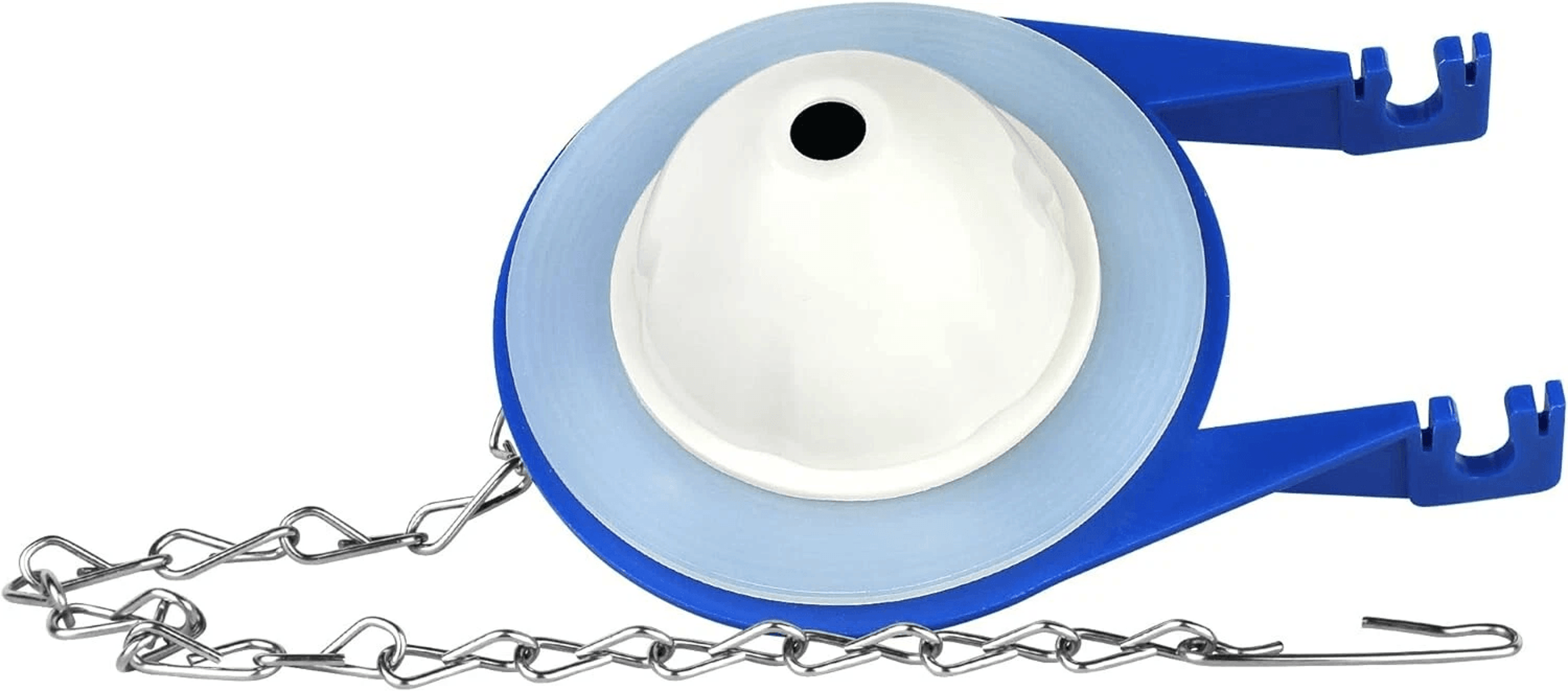 universal toilet flapper replacement with stainless chain for flush valves