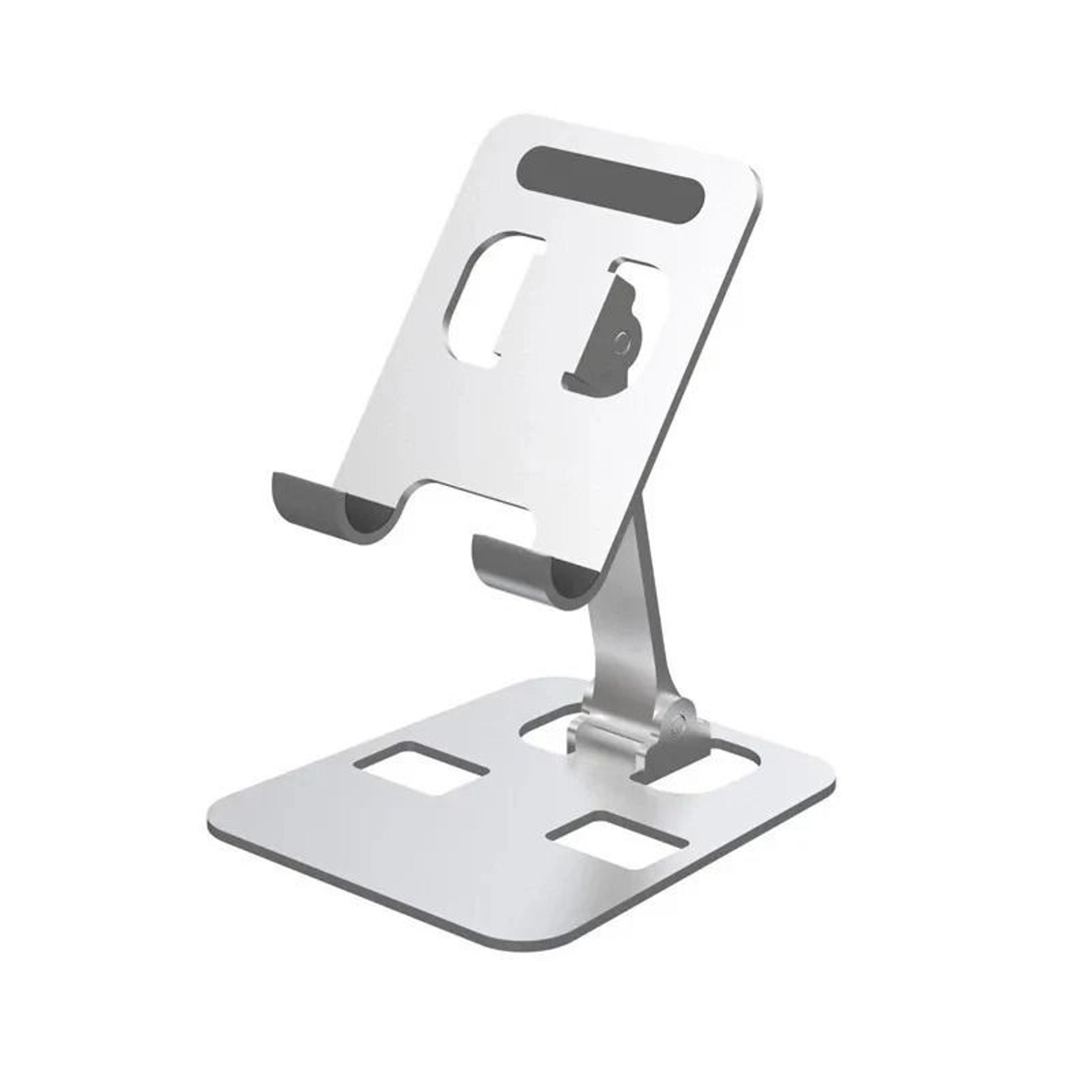 adjustable aluminum tablet stand for desk portable ipad and phone holder
