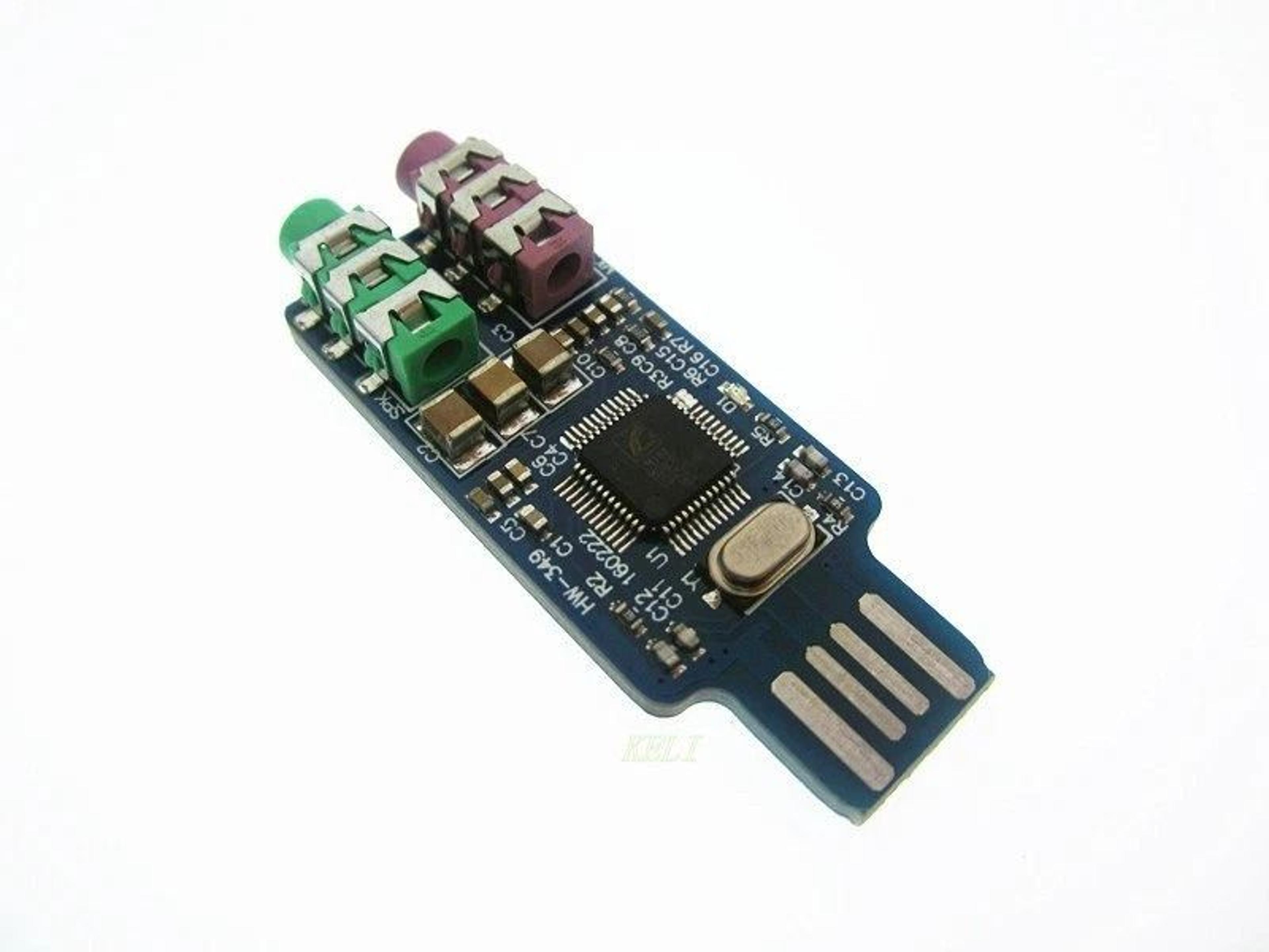 usb sound card adapter with mic and headphone jacks for laptop and pc