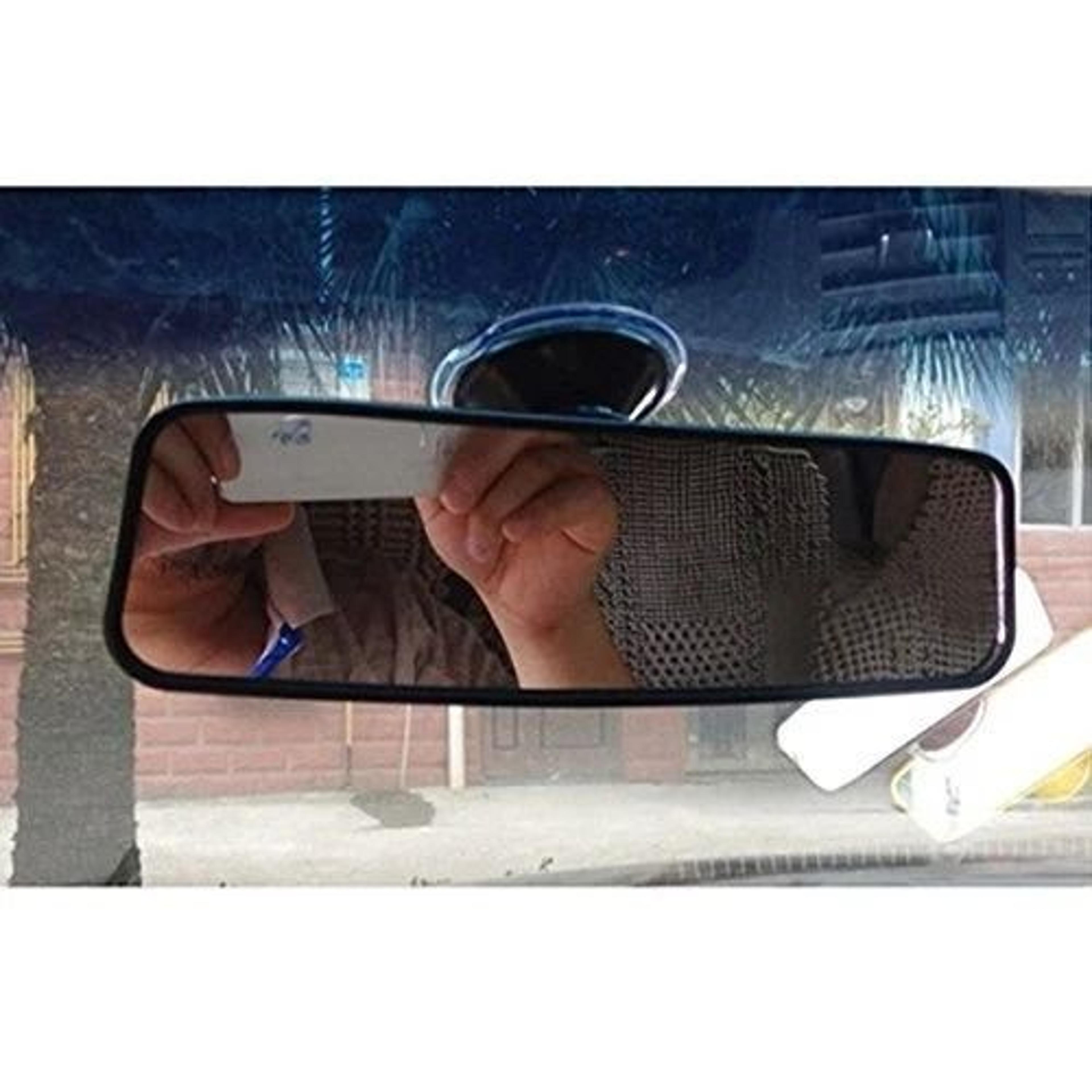 universal interior rear view mirror with suction cup for cars & trucks