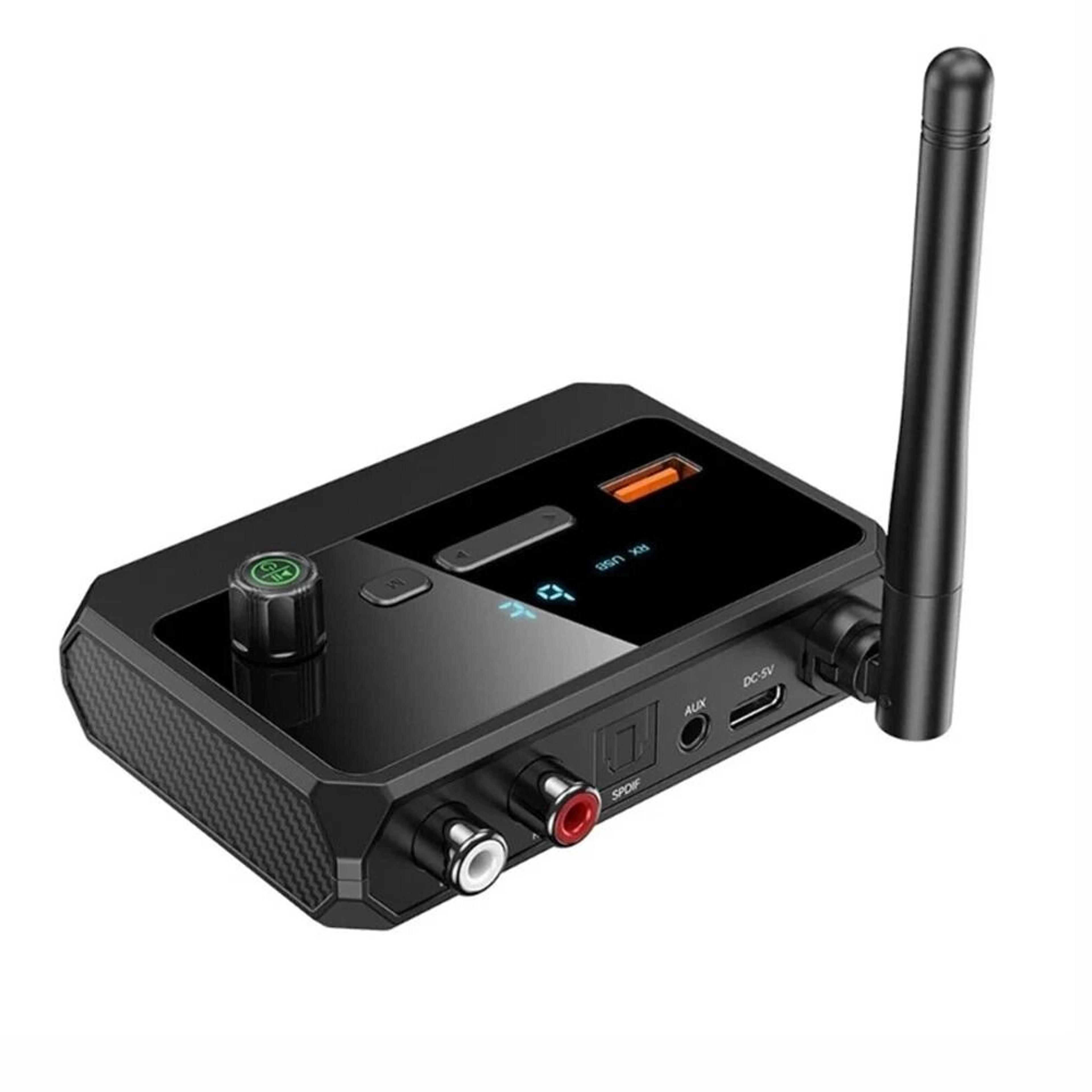 bluetooth receiver for home stereo with optical usb and rca audio adapter