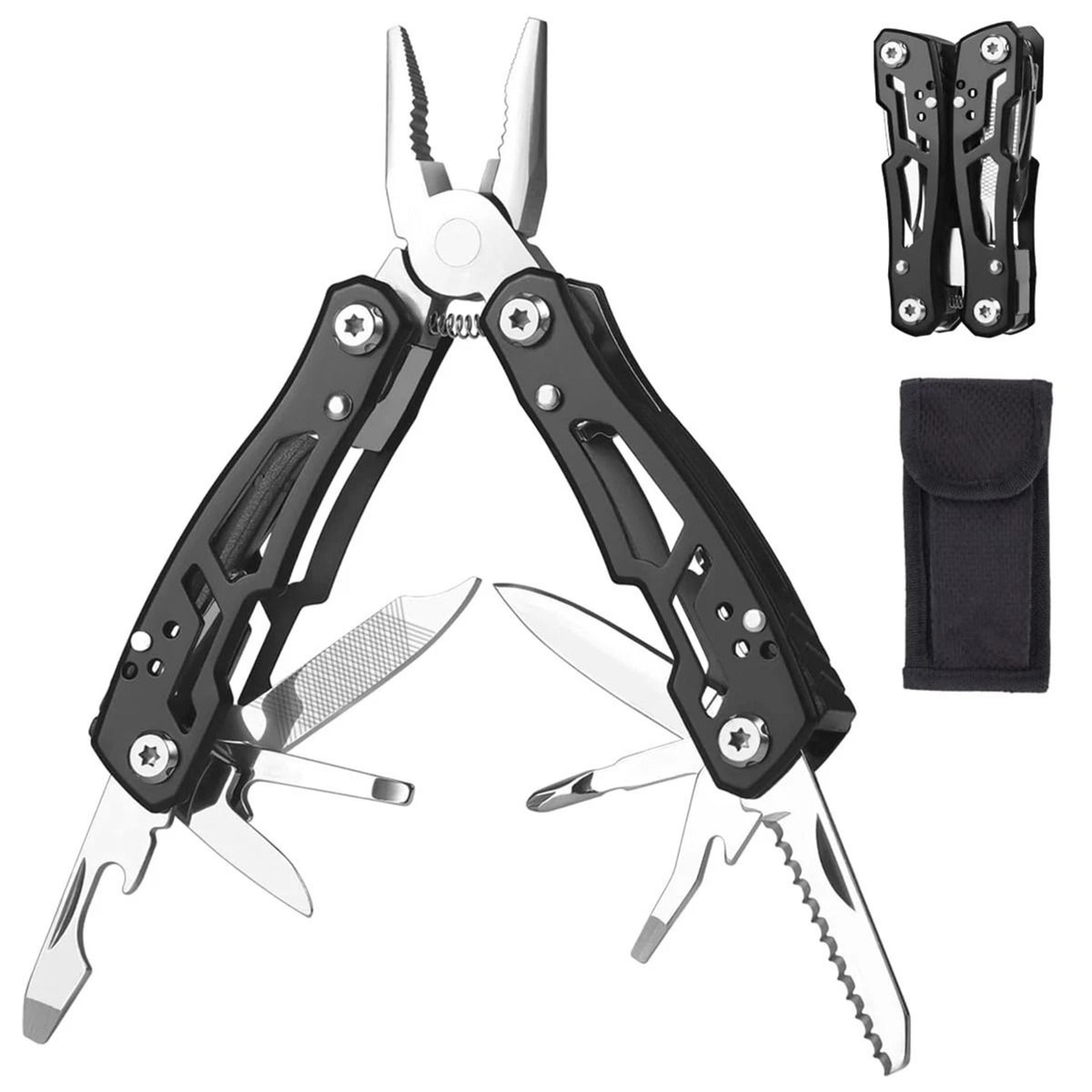 mini multitool pliers stainless steel pocket camping tool