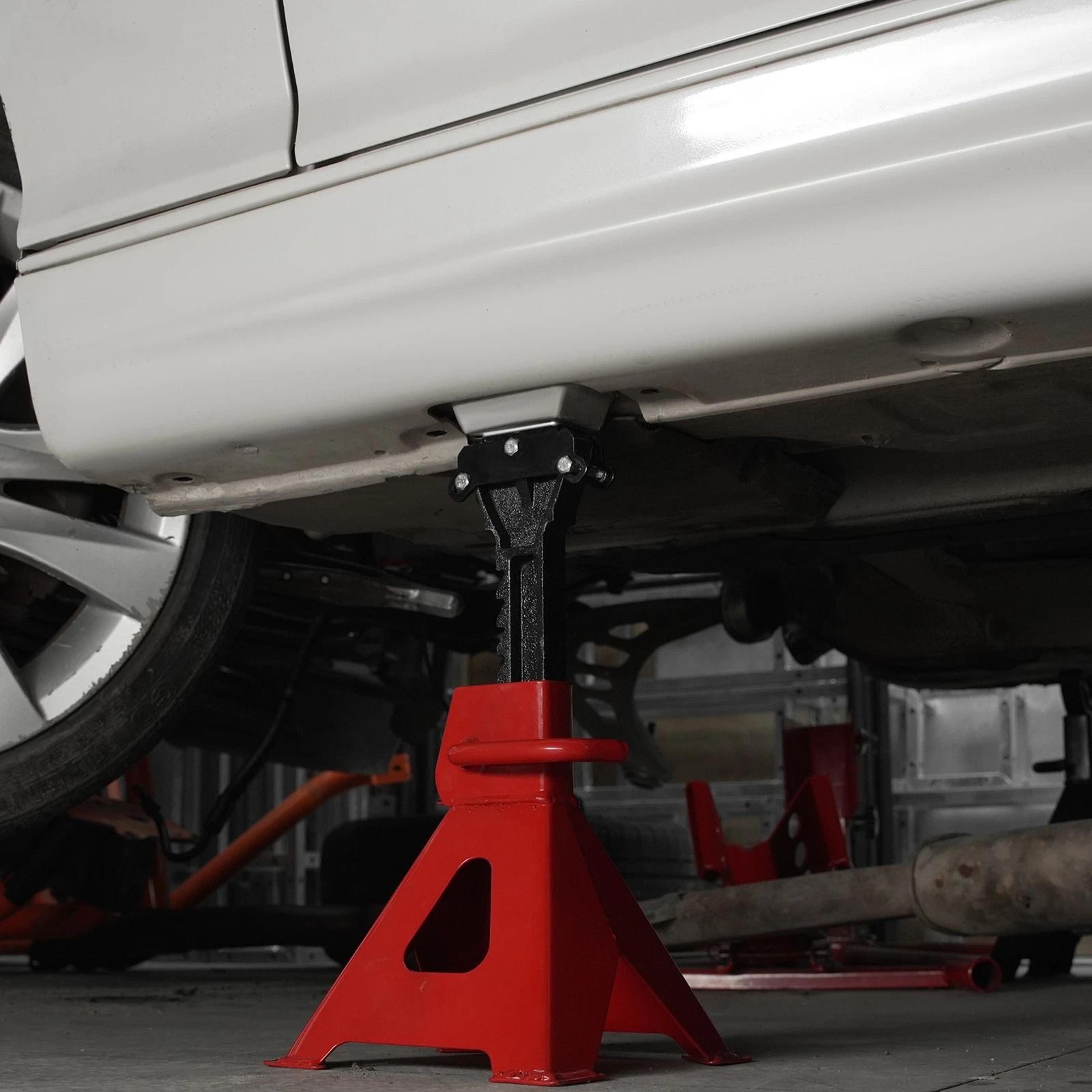 jacking stand adapters for bmw, mini cooper & toyota supra premium car lift support for enhanced safety