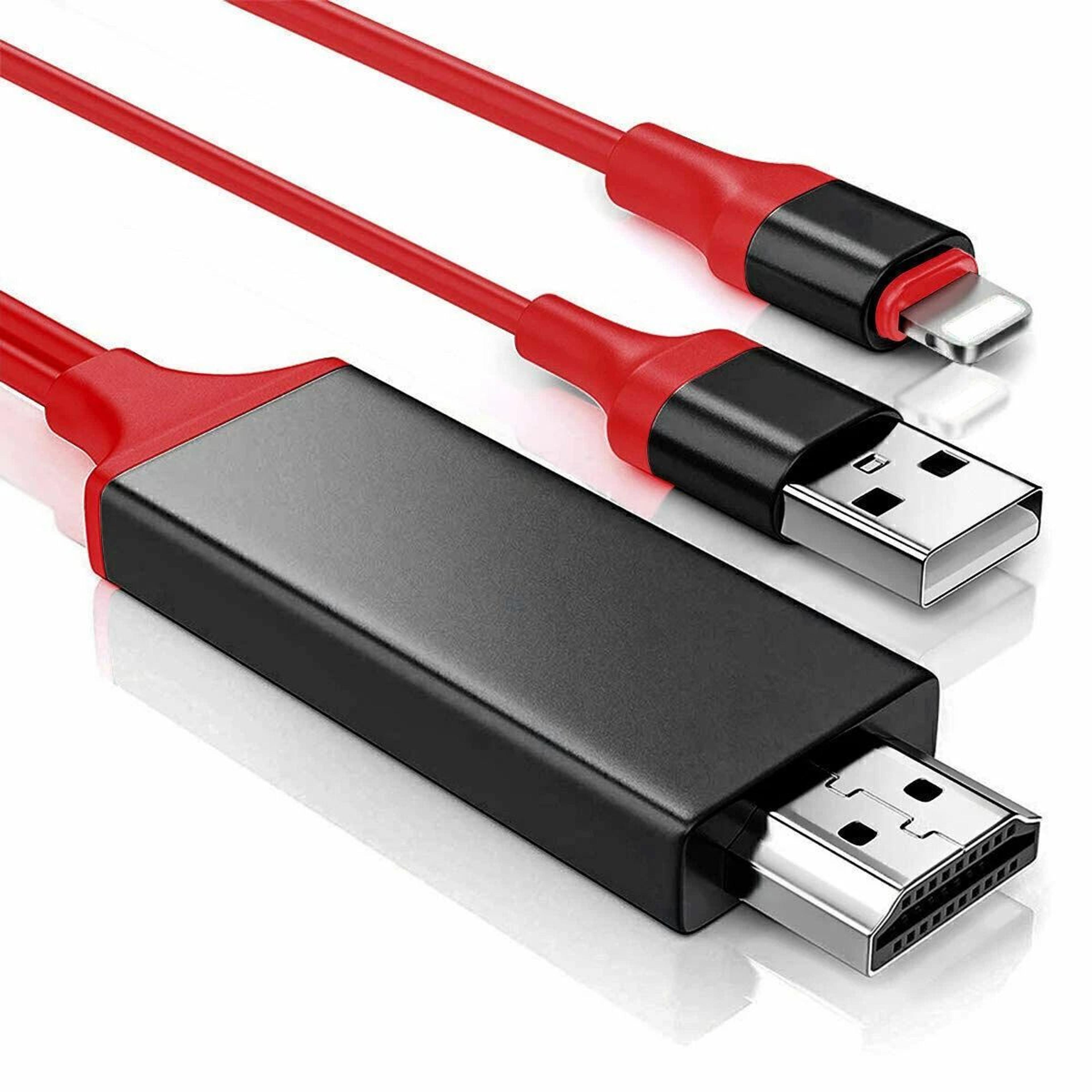 hdmi mirroring cable for iphone and ipad phone to tv hdtv adapter