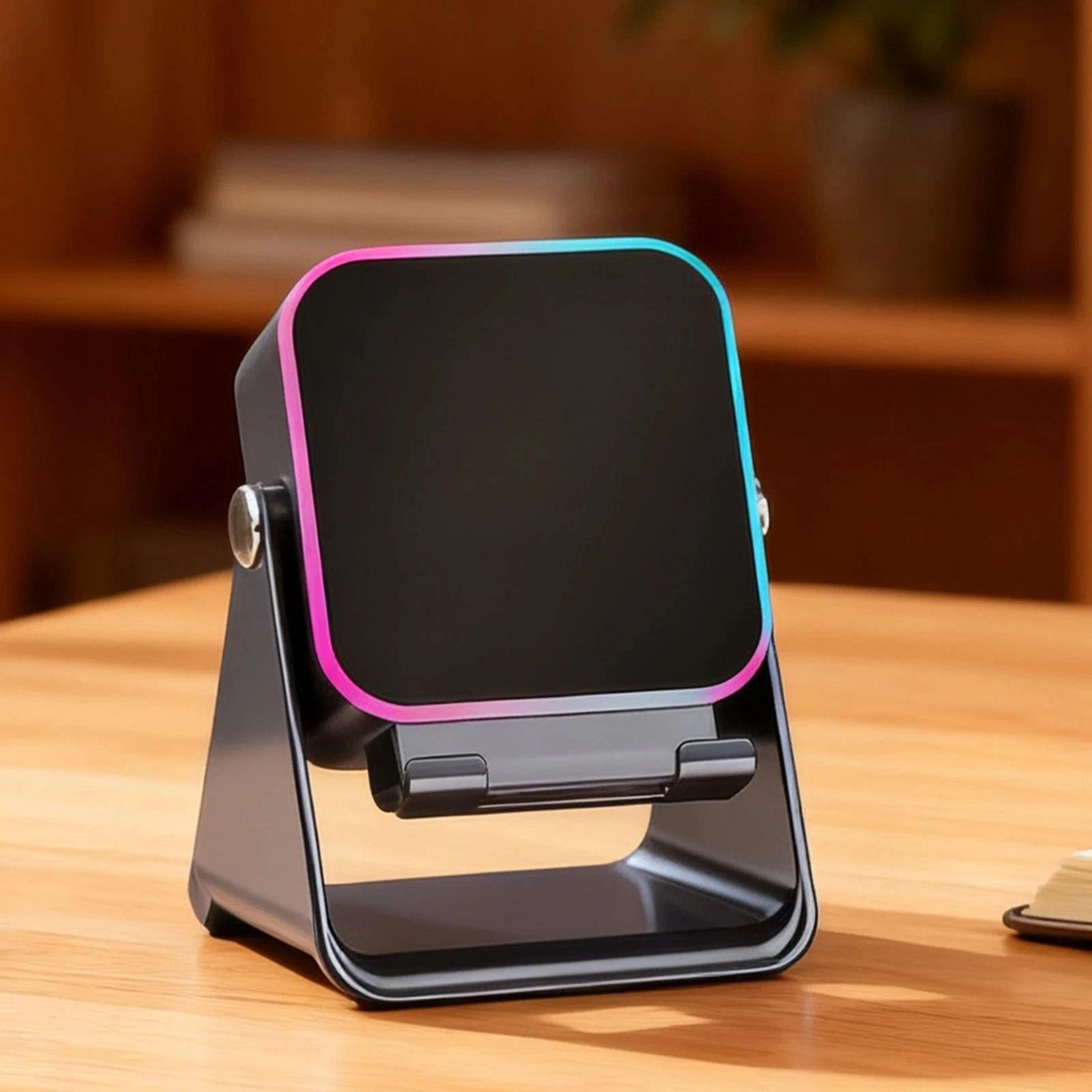 5 in 1 wireless induction speaker with bluetooth phone stand