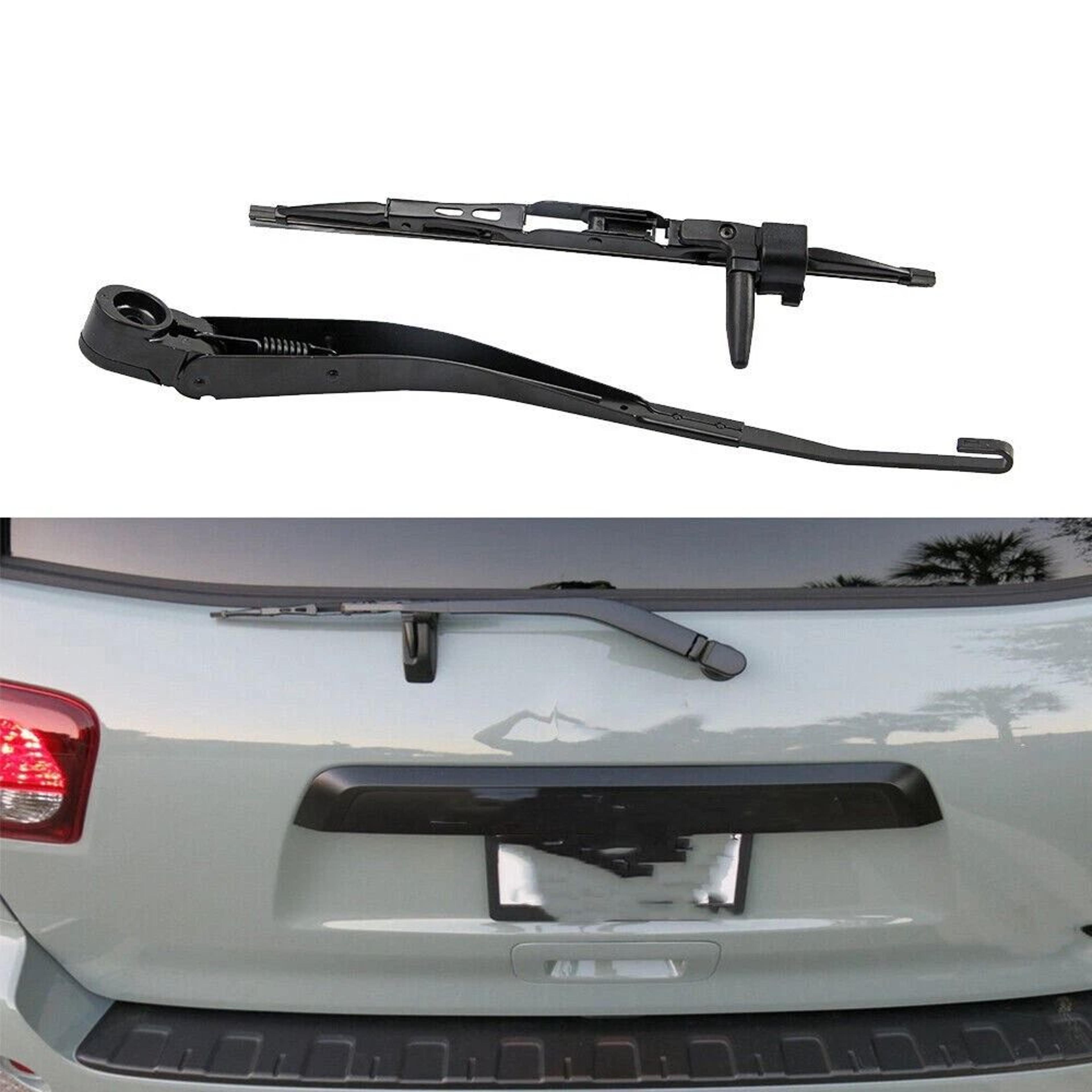 rear wiper arm and blade for toyota sequoia back window replacement