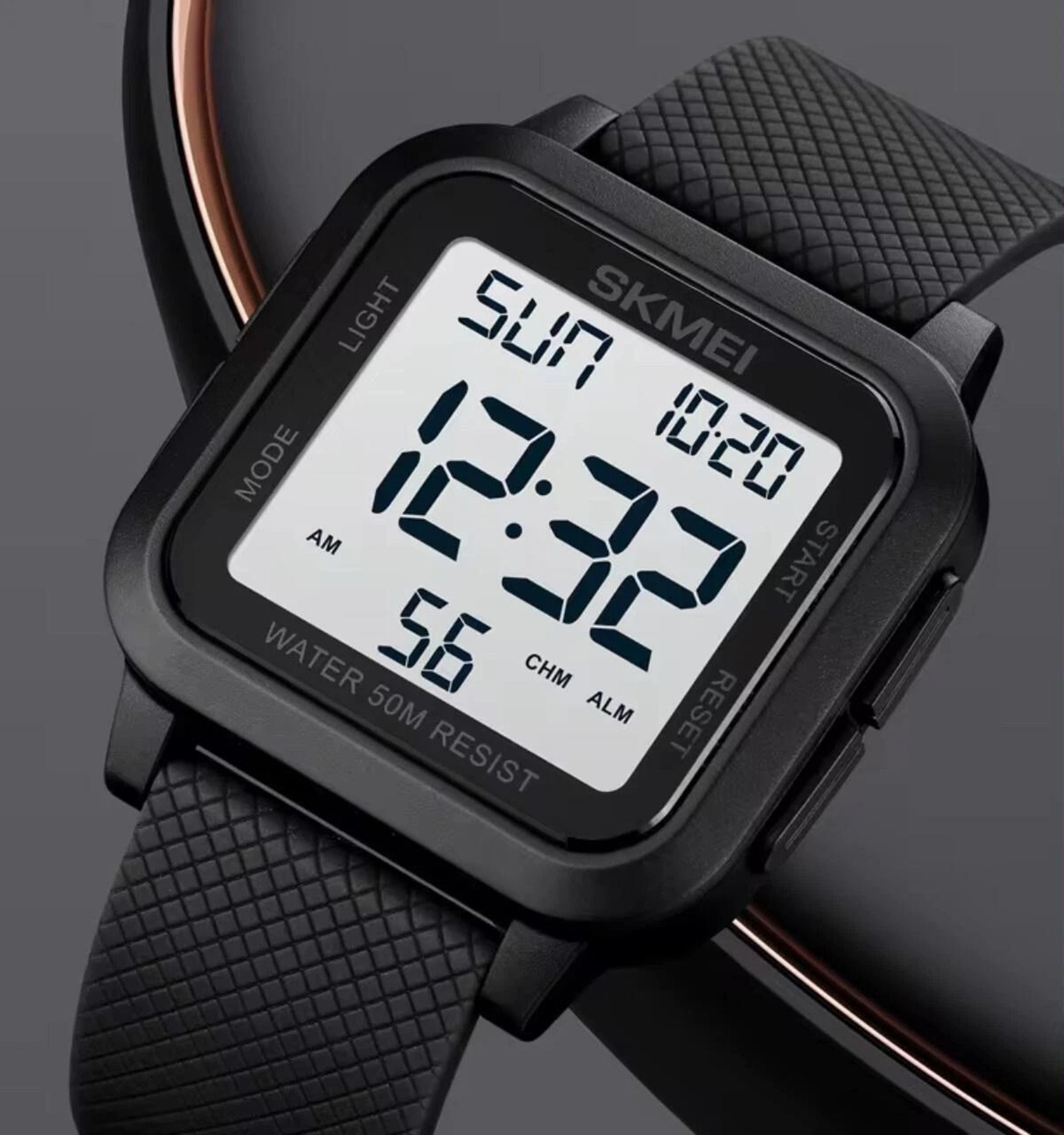 waterproof digital military sports watch for men led tactical wristwatch with backlight