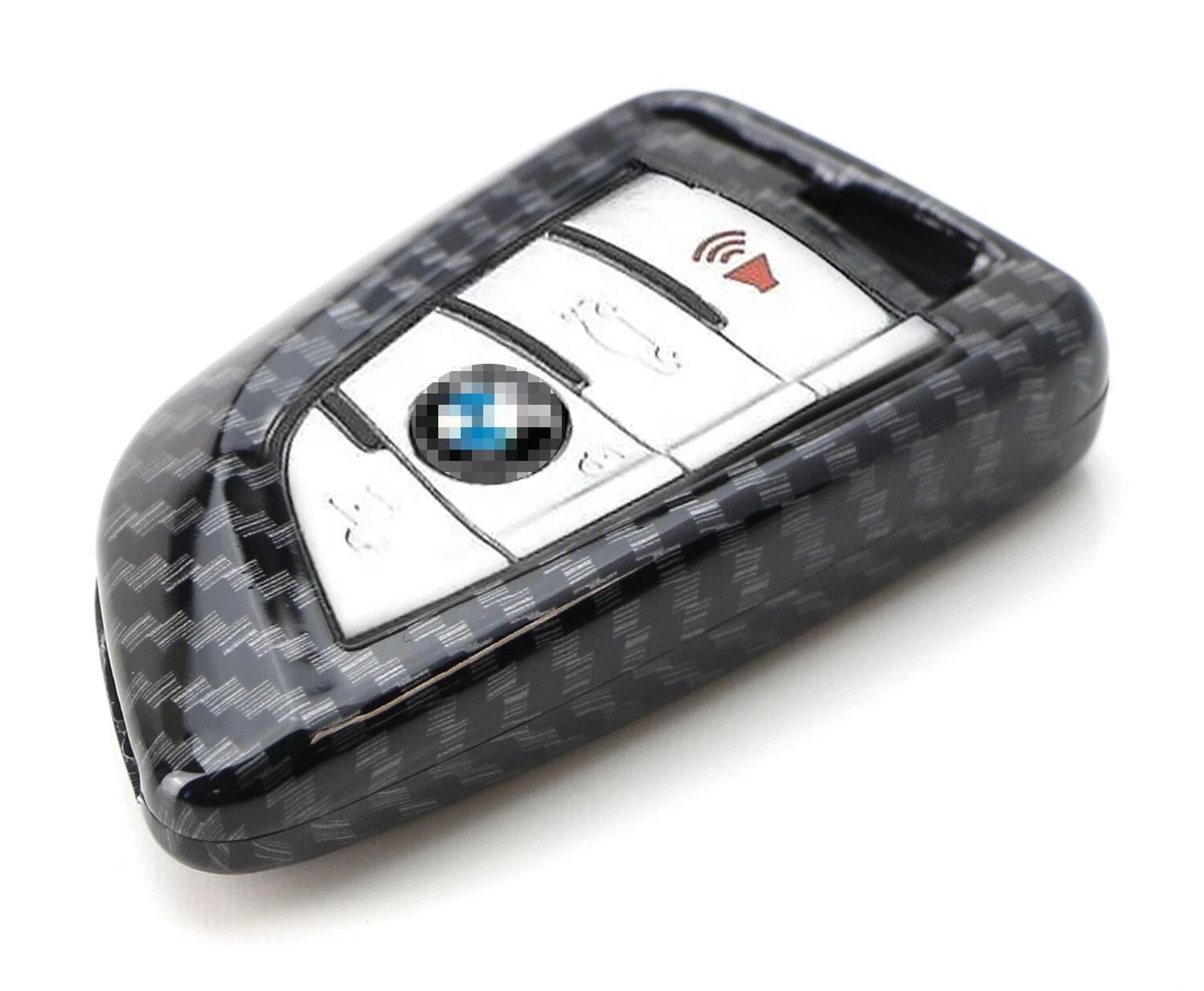 carbon fiber bmw key fob cover for x1 x4 x5 x6 5 7 series