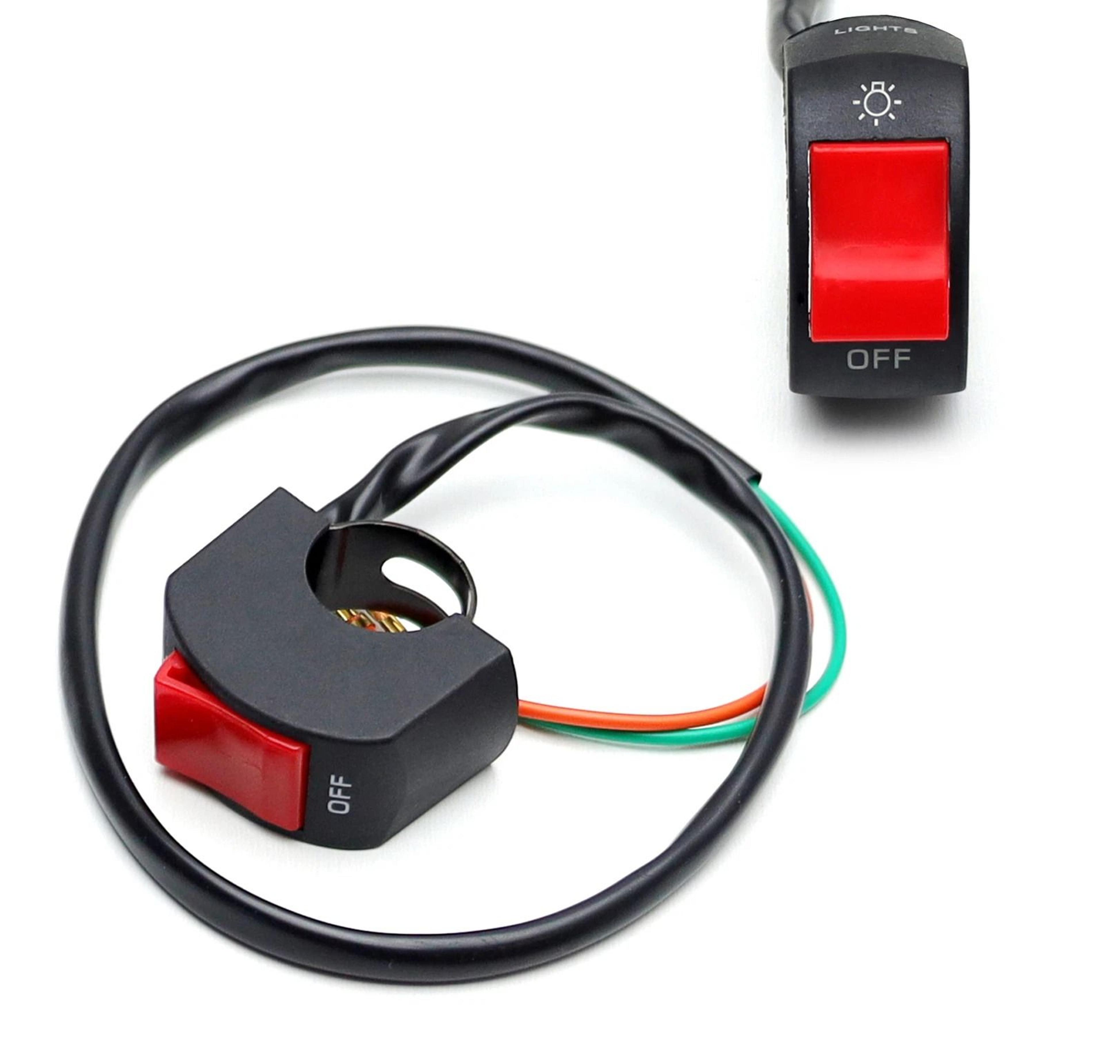 universal motorcycle handlebar on off switch for atv dirt bike lights