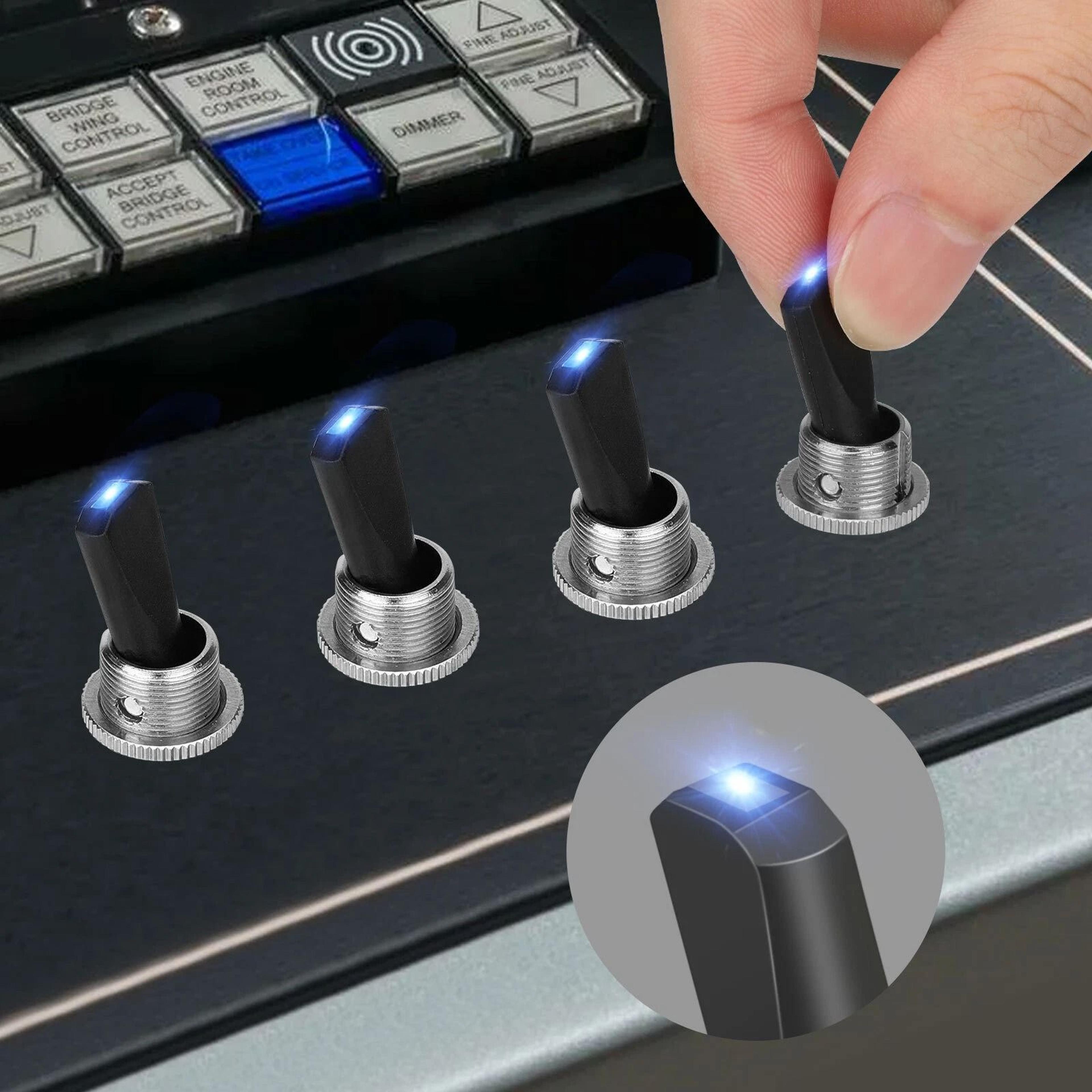 rocker switch with blue led light, pin 30a toggle switch