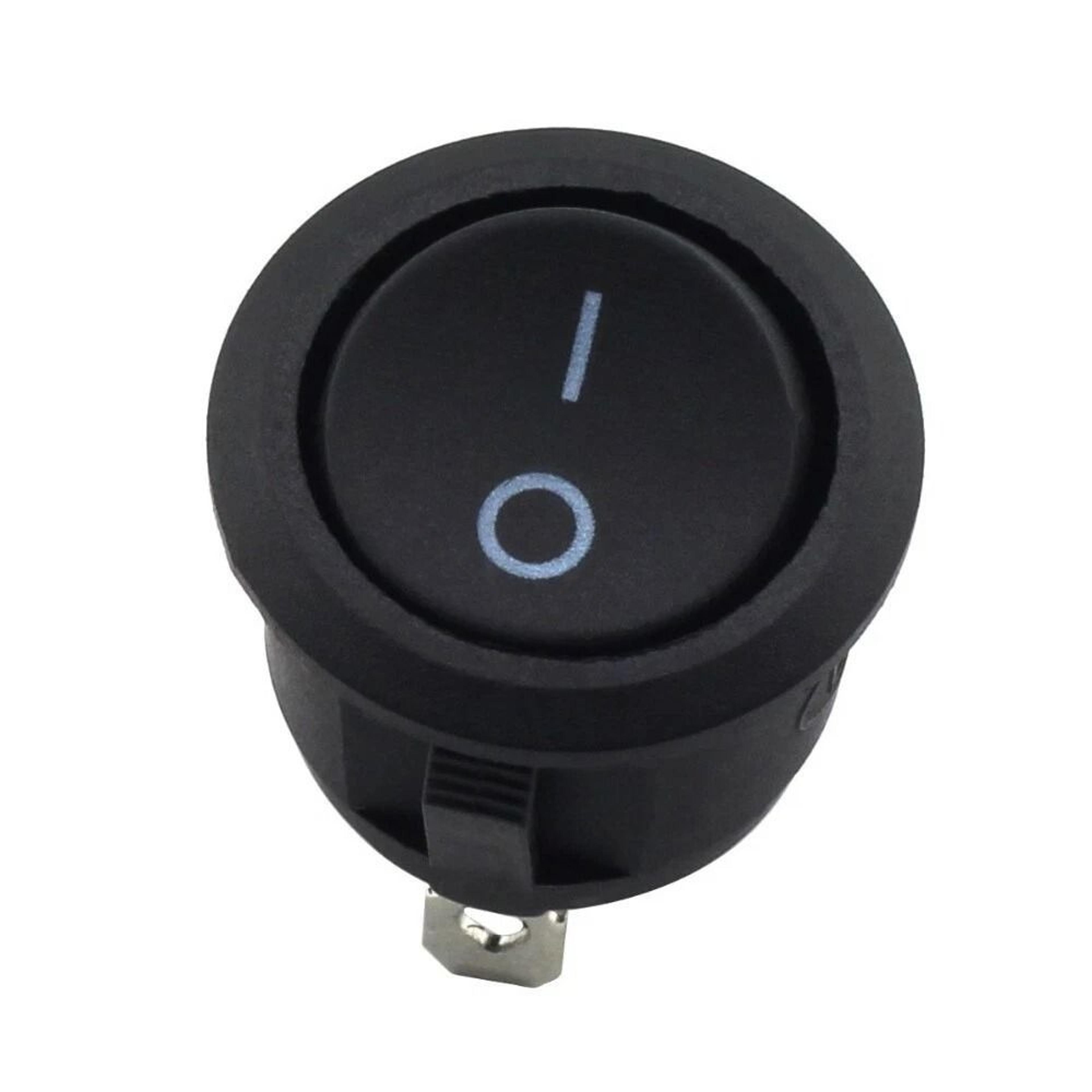 small round rocker switch on/off dc & ac for car, truck & universal use