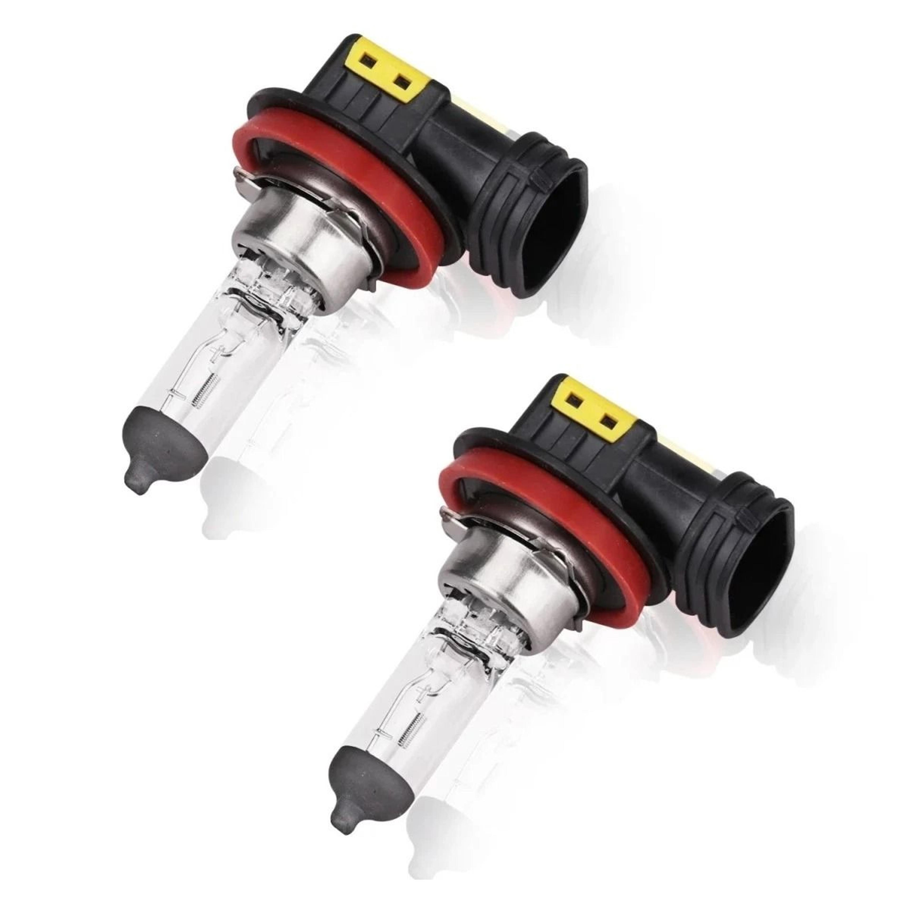 halogen fog light bulbs clear glass replacement pair