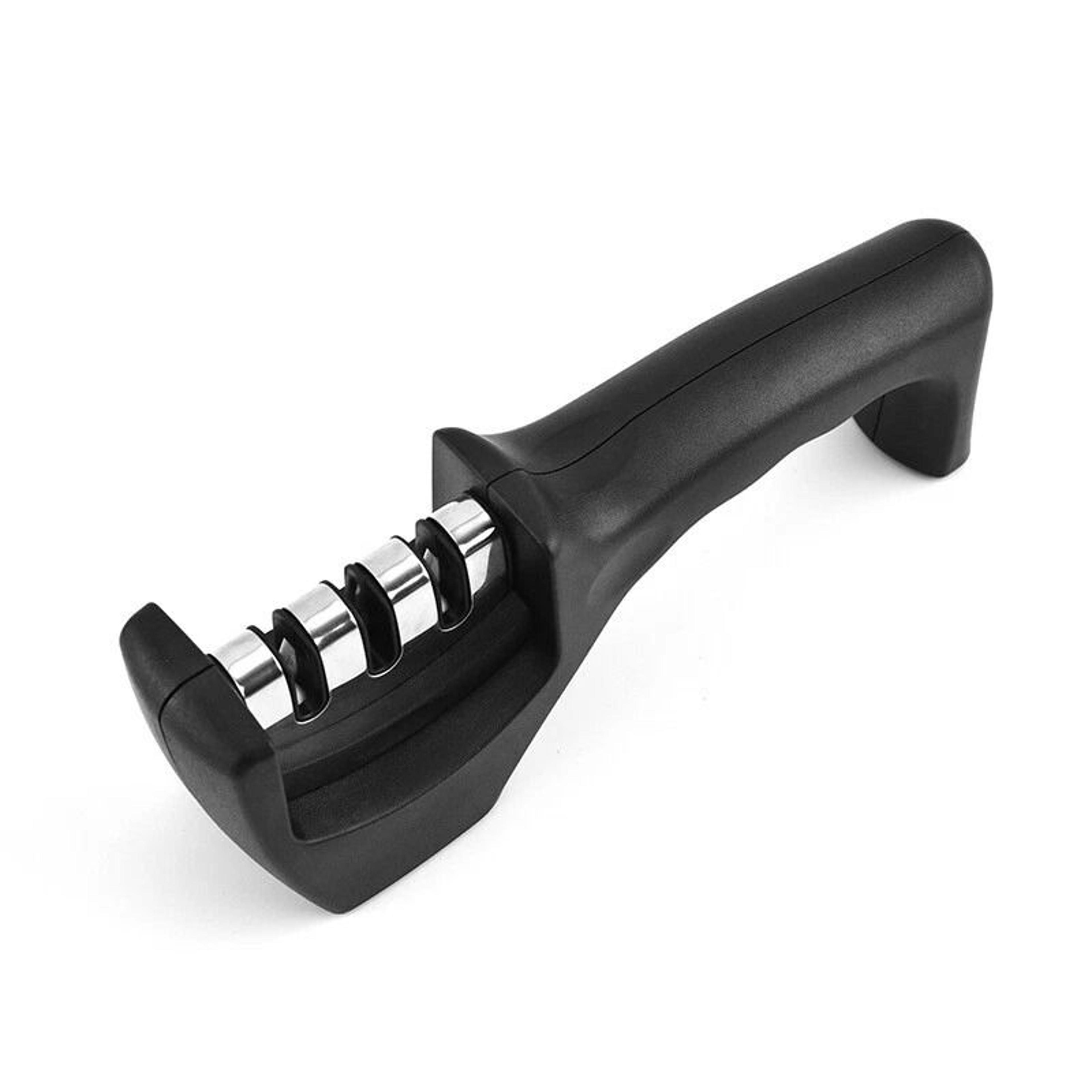 3 stage knife sharpener with tungsten knife sharpener system for kitchen blades