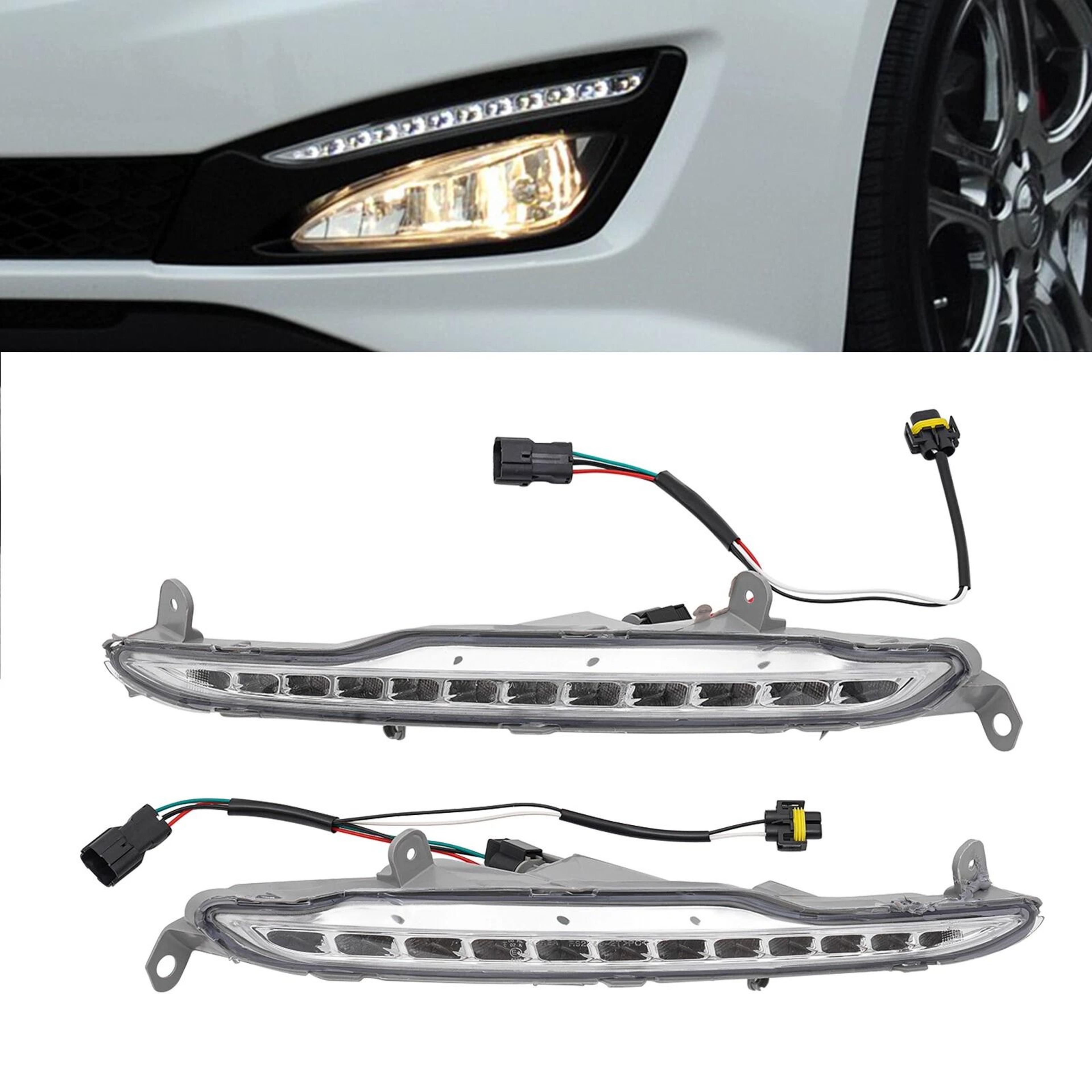 premium front bumper led daytime running lights for kia optima k5