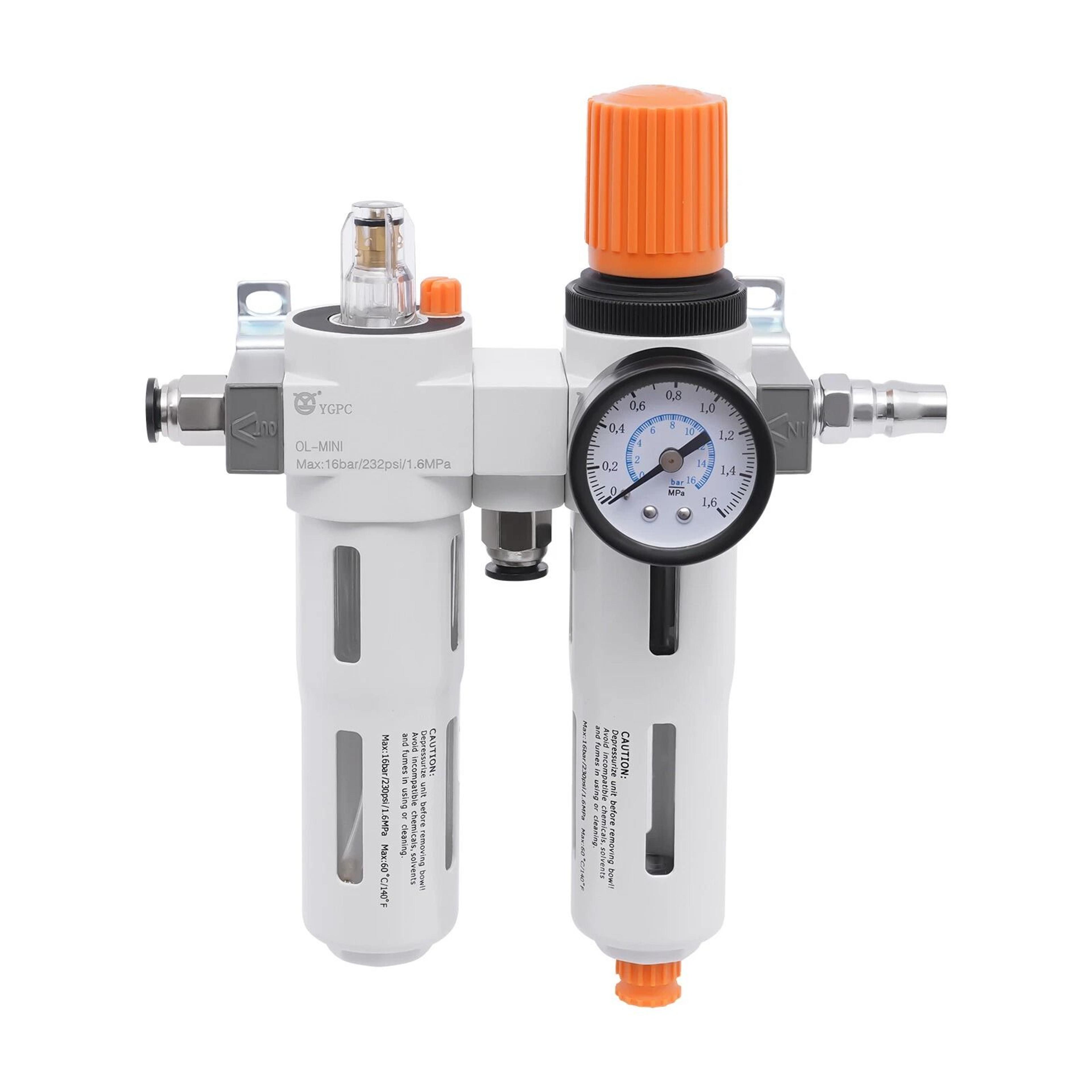 professional tire changer air regulator kit with oil water separator & gauge for eagle/ranger/triumph machines