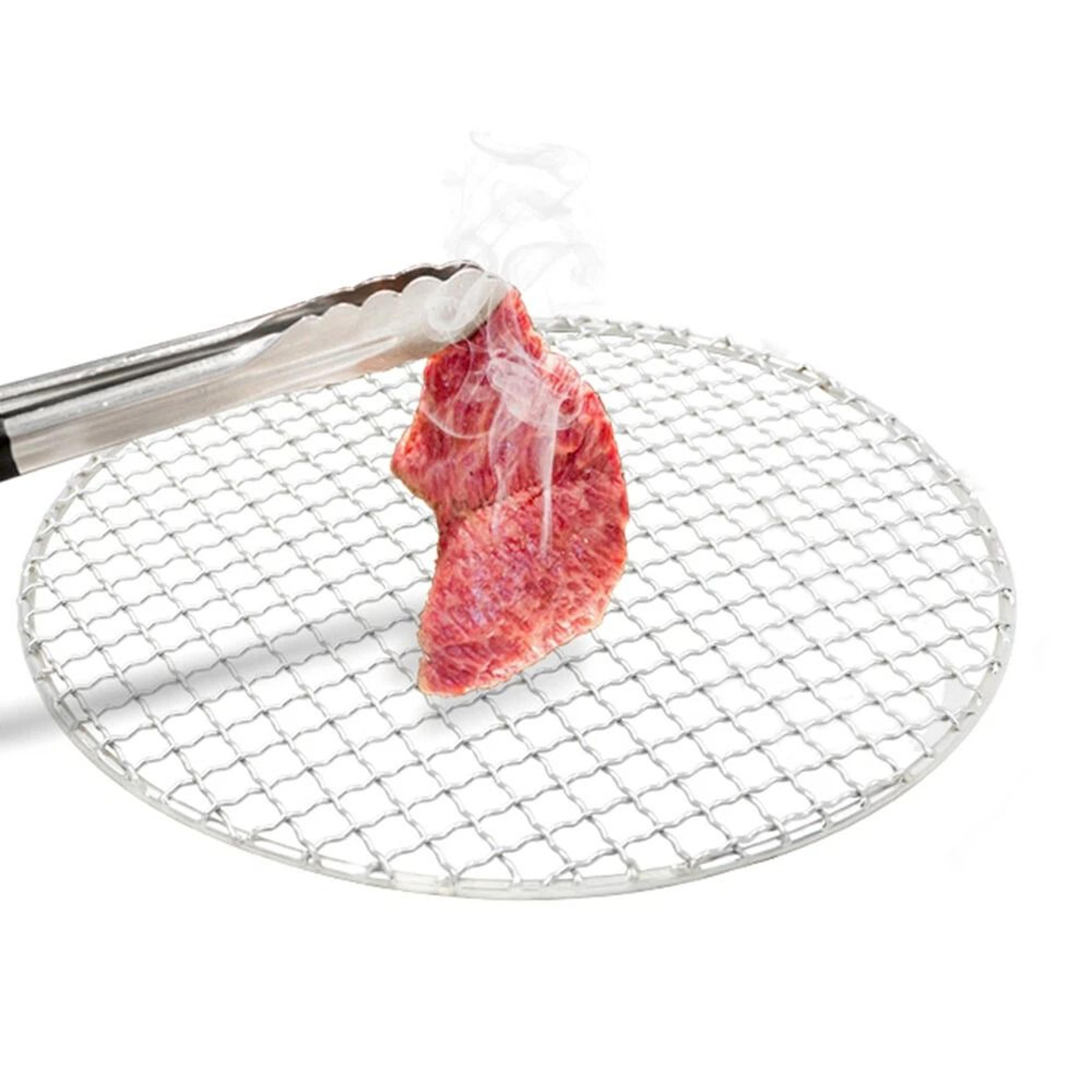 round stainless steel mesh barbecue grill rack for perfect bbq