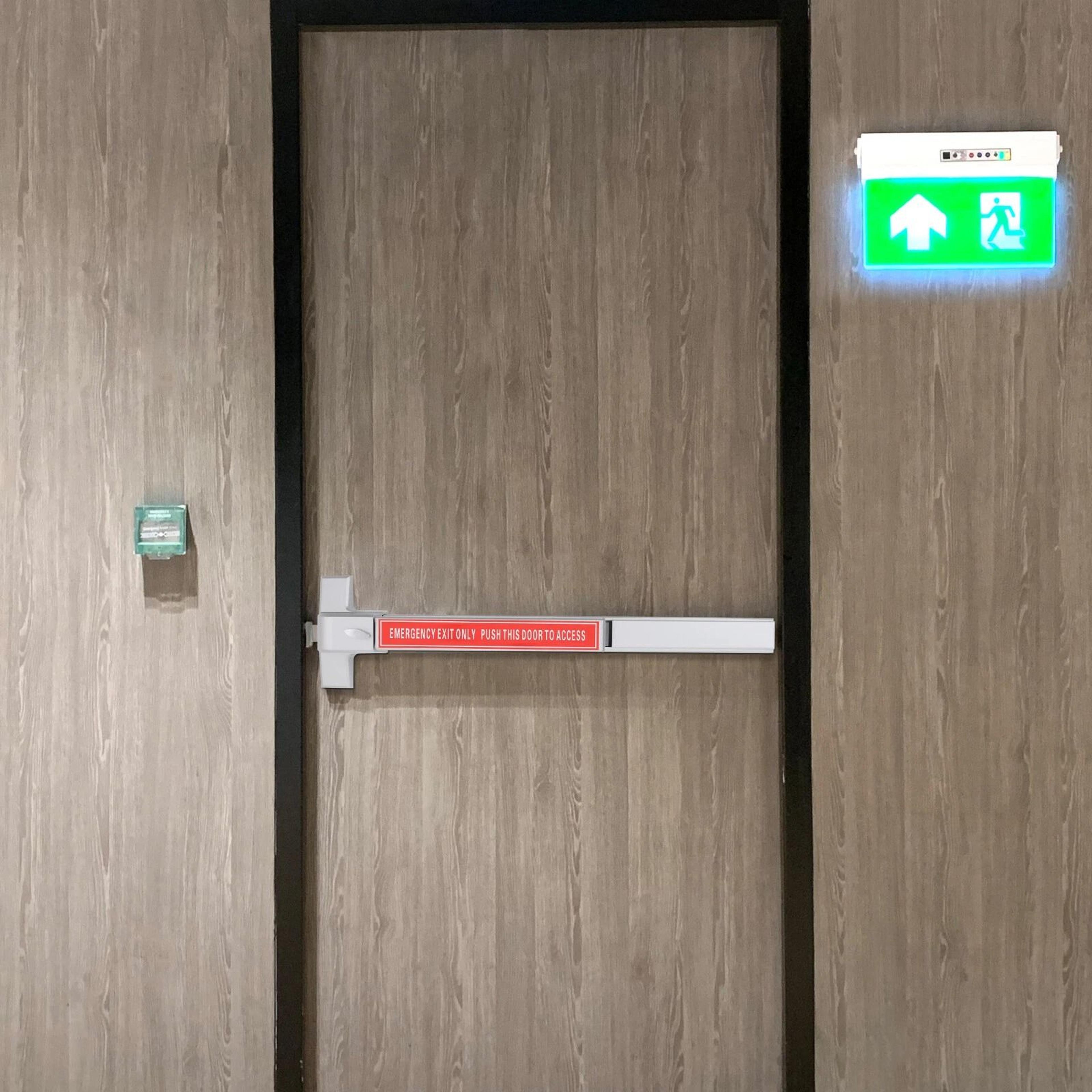 commercial grade heavy duty emergency hardware push bar panic exit device