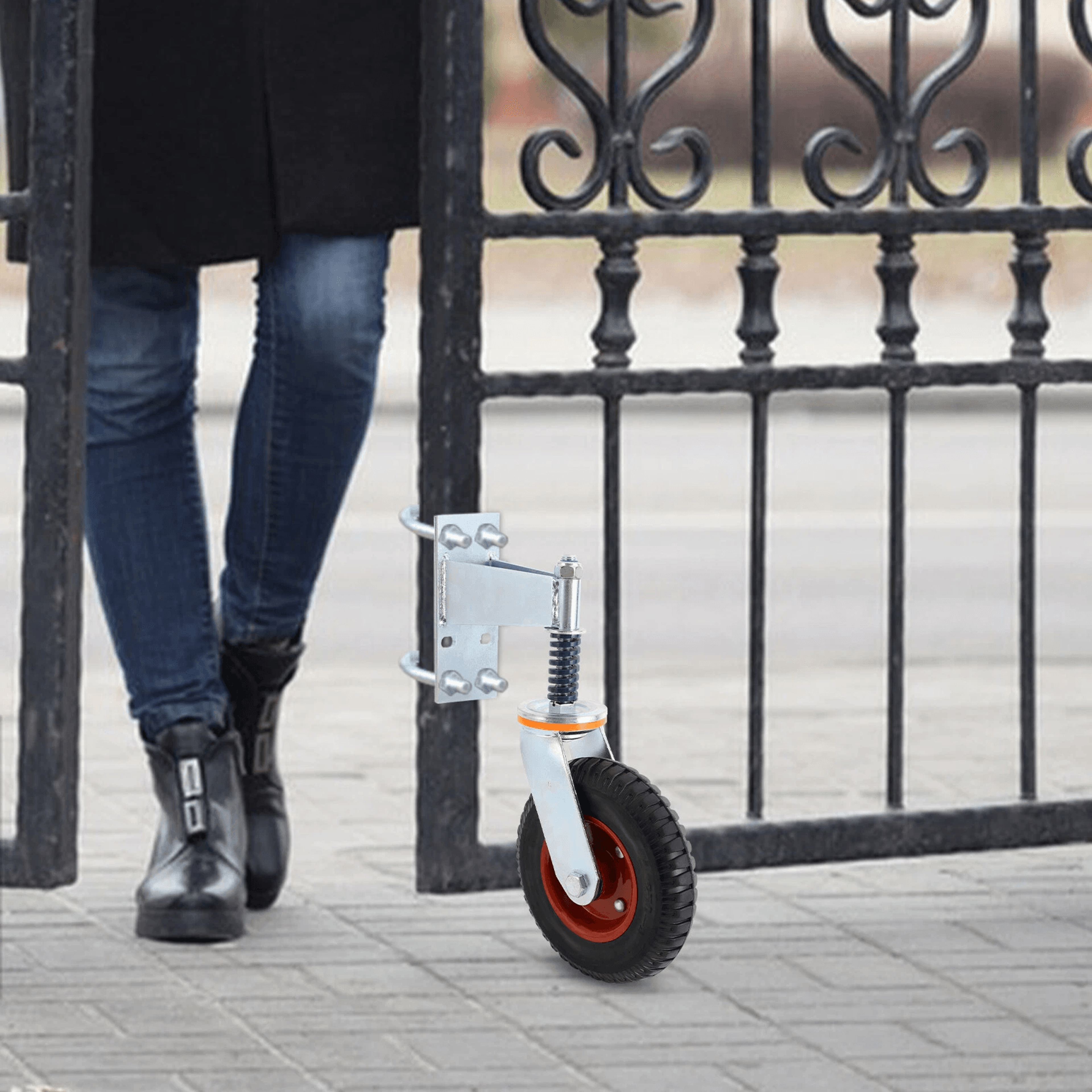 heavy duty gate wheels & 360° swivel gate caster high load support wheel