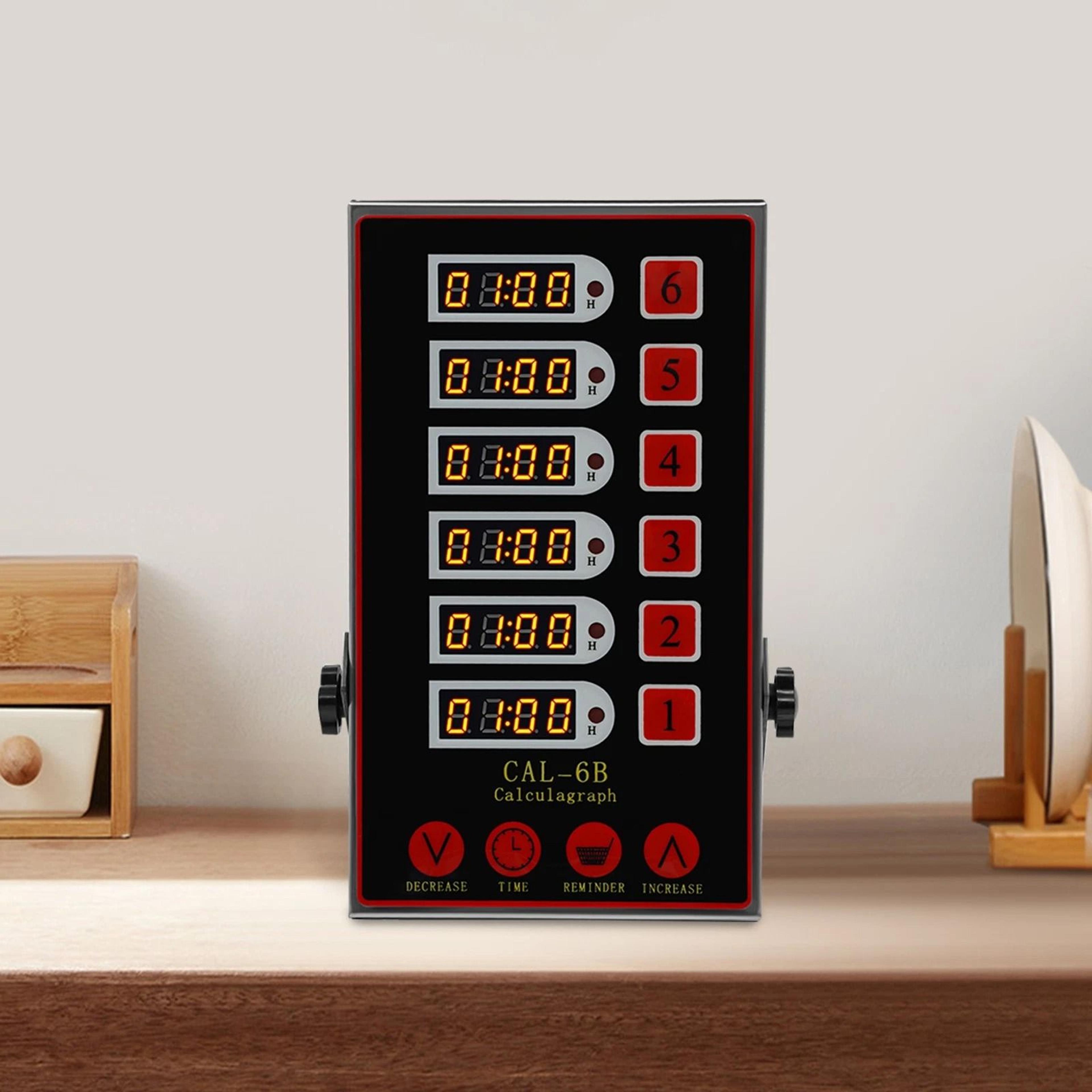 commercial channel multi channel kitchen timer stainless steel led commercial kitchen timer