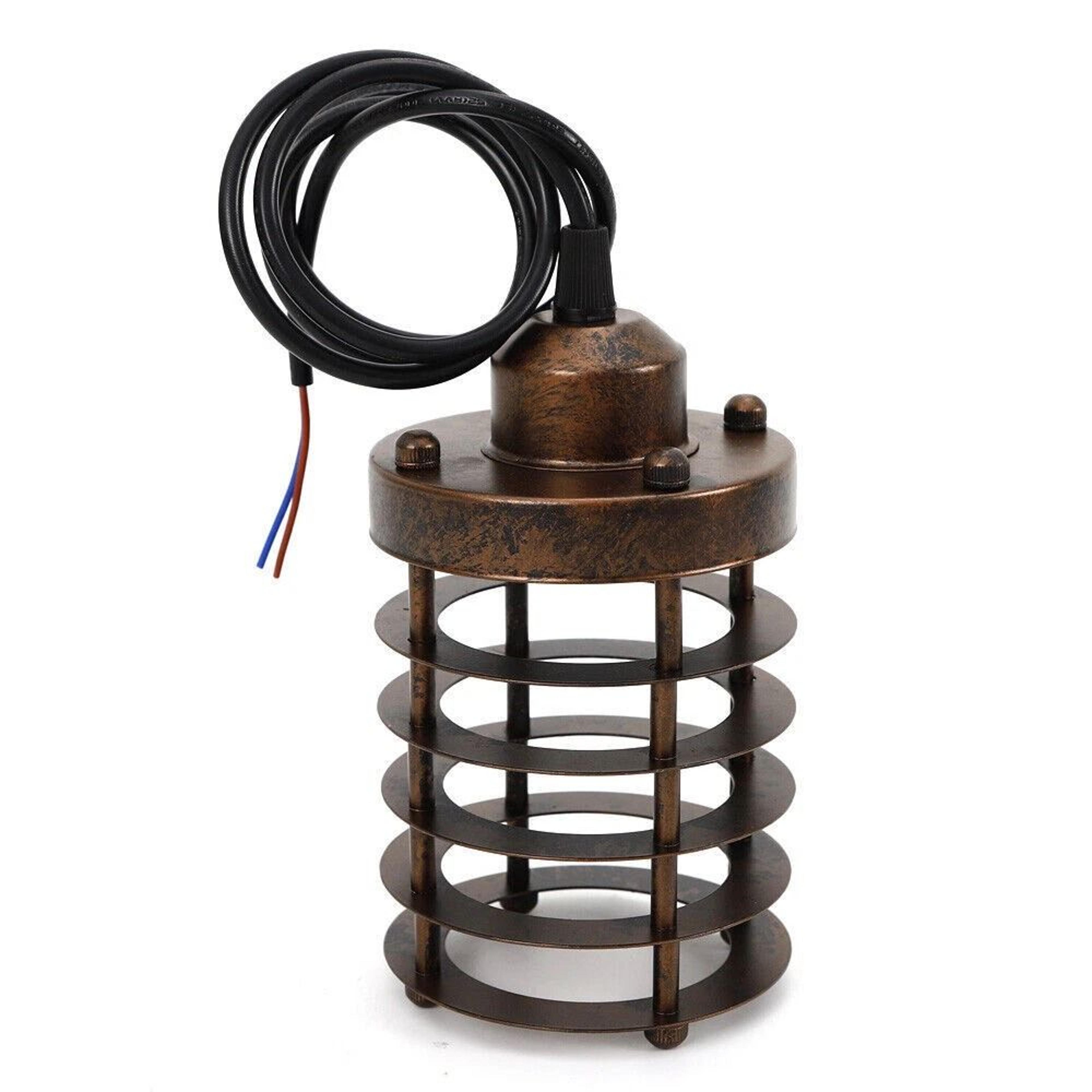 rustic retro industrial chandelier iron hanging ceiling light fixture