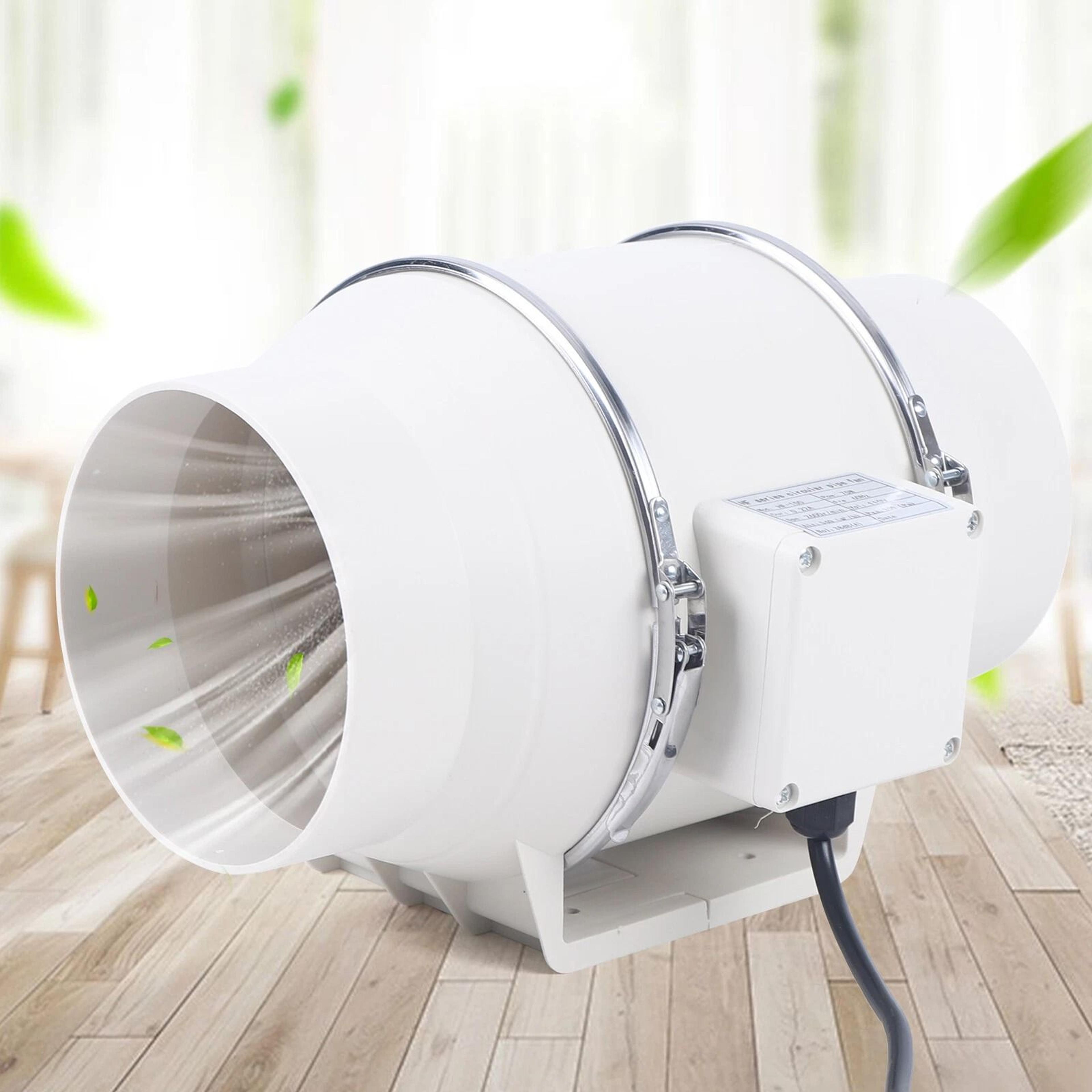 high efficiency inline duct fan mixed flow ventilation fan system