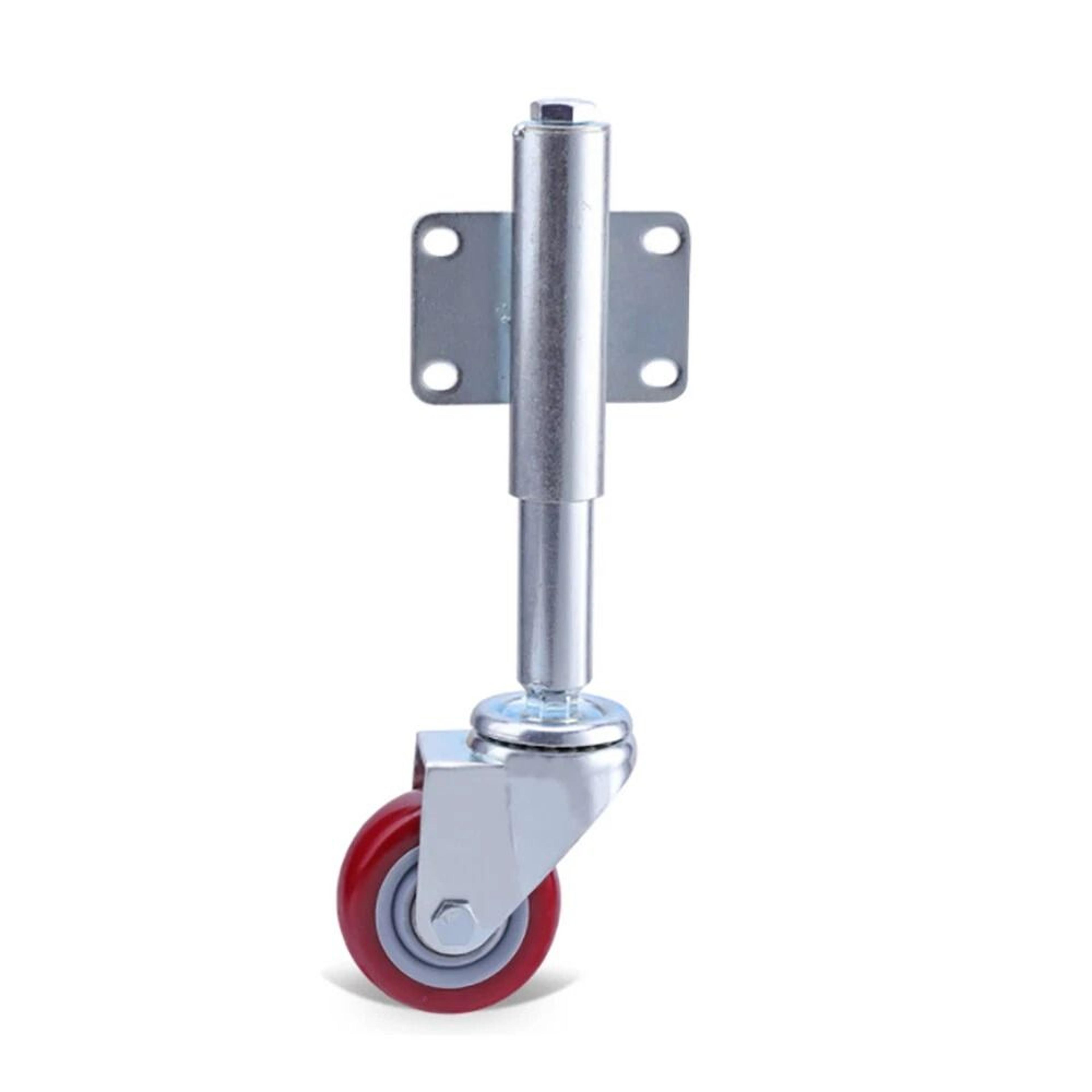 heavy duty spring loaded gate caster wheel gate support caster