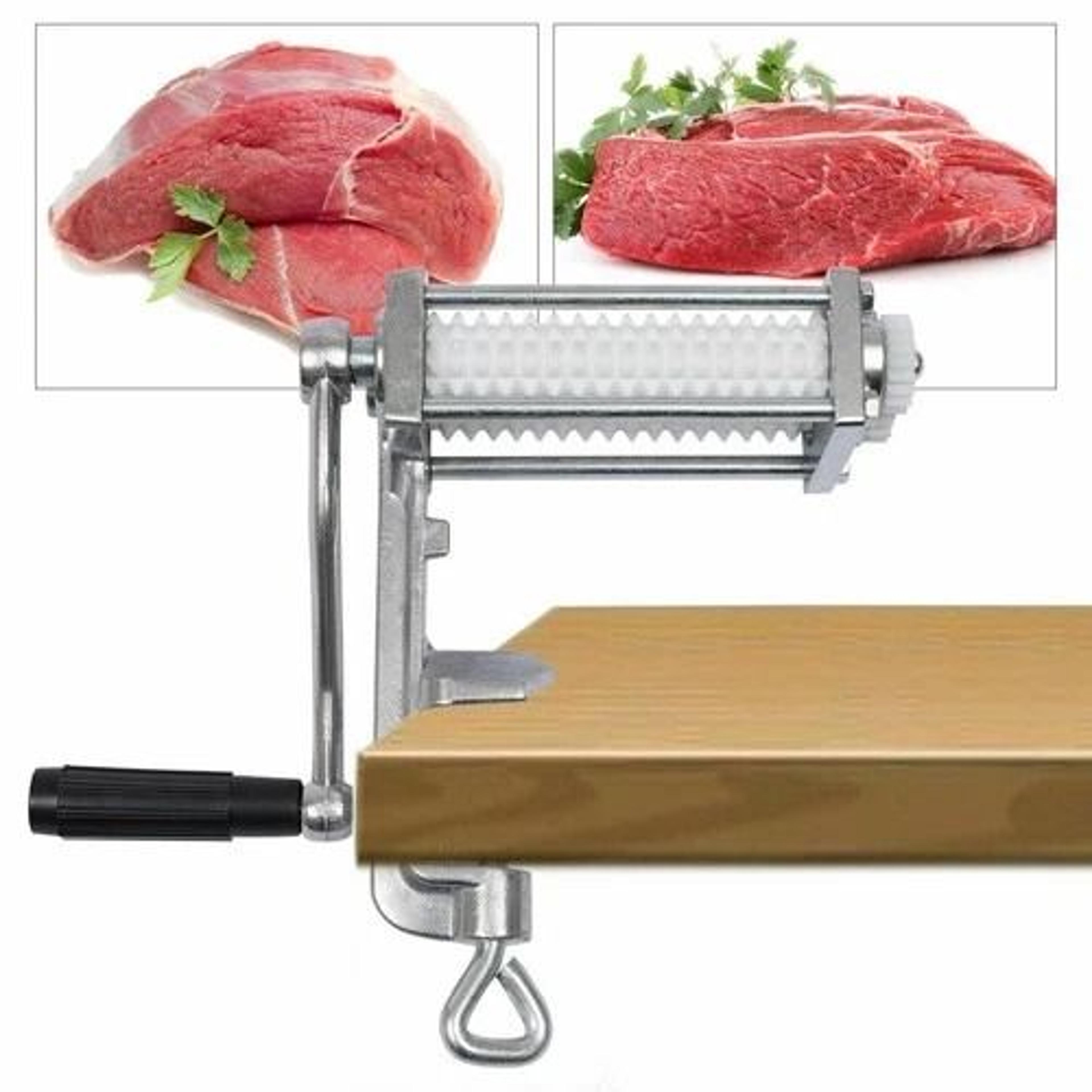 heavy duty meat tenderizer cuber manual steak flattening machine