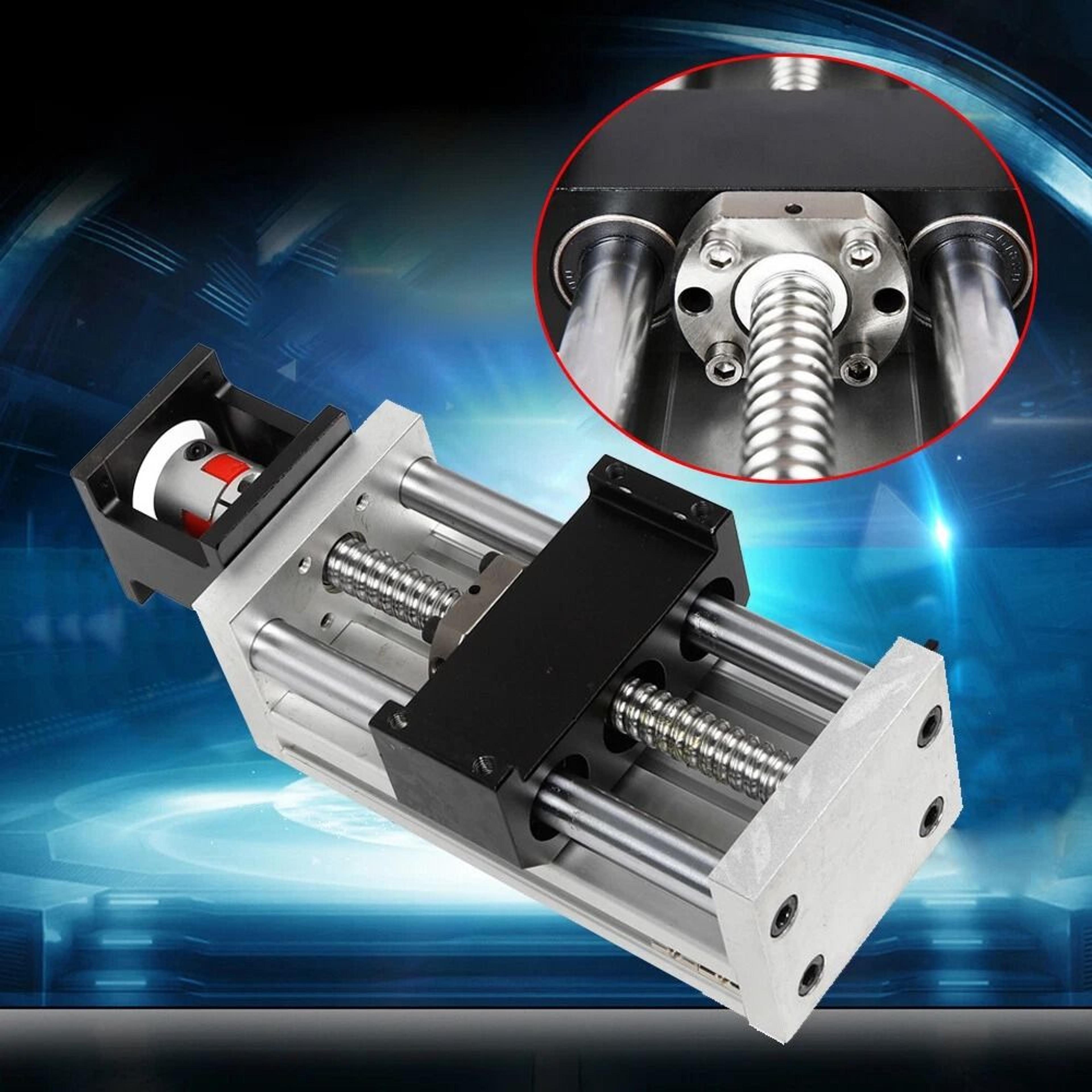 ball screw linear guide slide manual cnc stage table