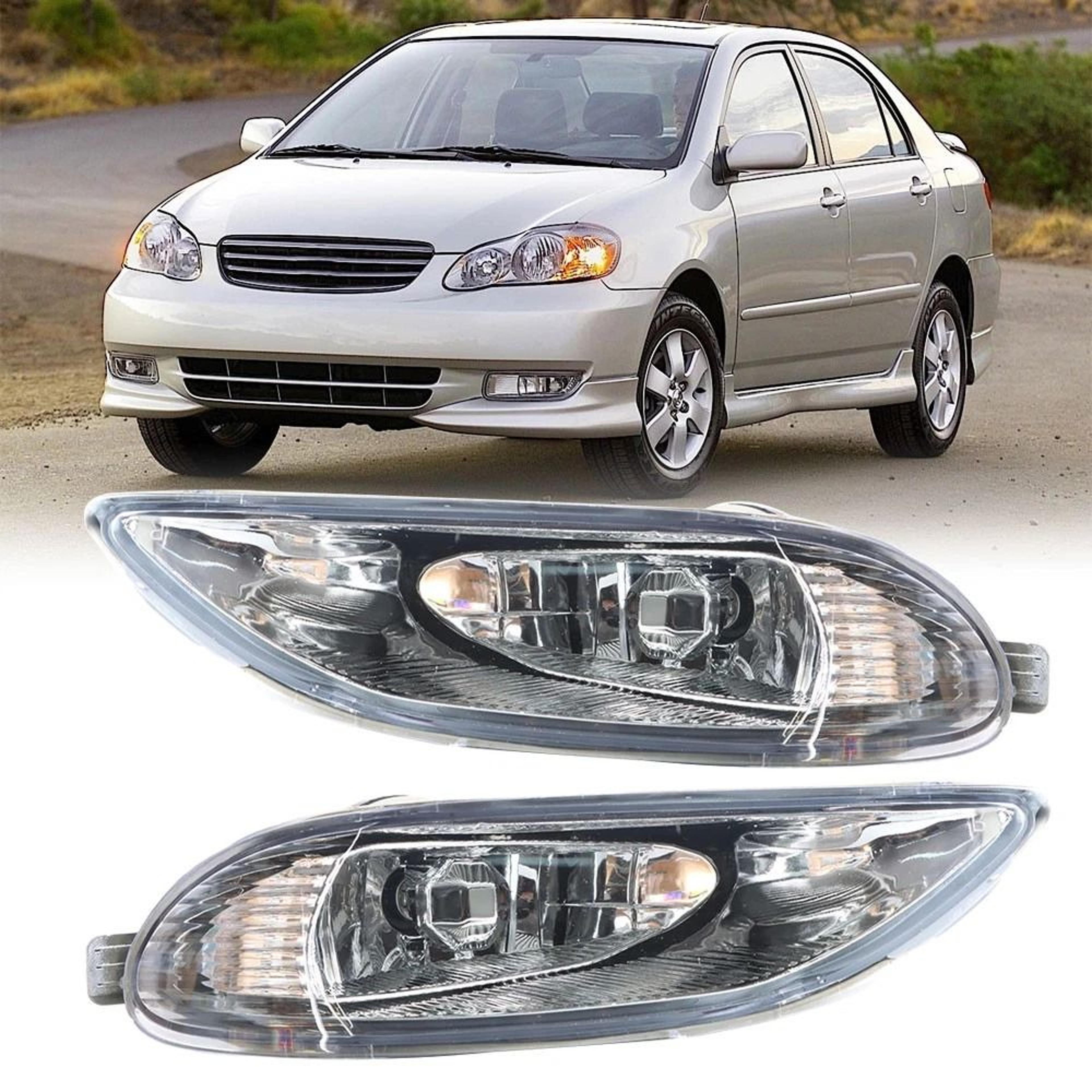 high output clear fog lights kit with switch & toyota corolla fog light kit wiring direct fit
