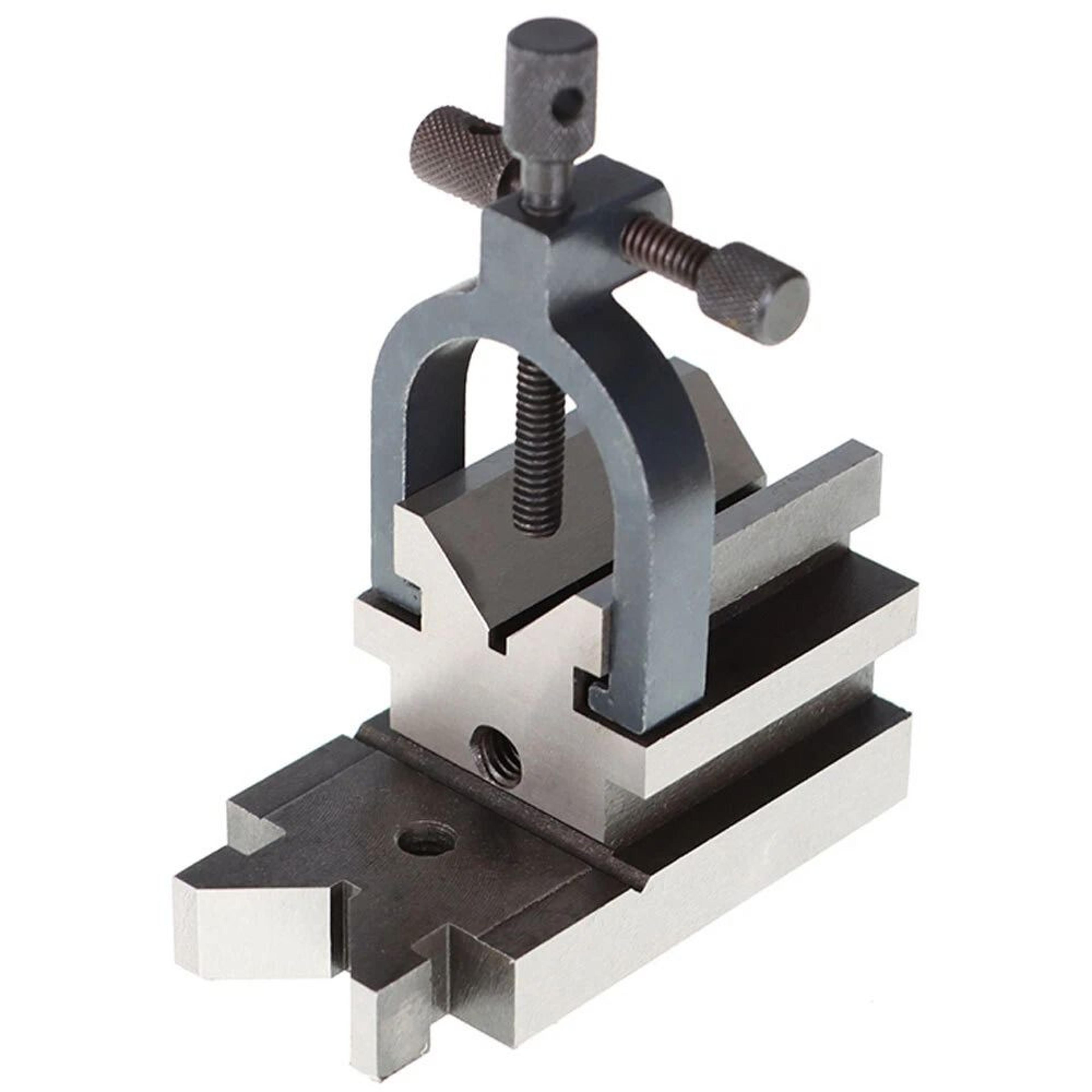 premium precision v block set with clamp hardened steel machinist tool