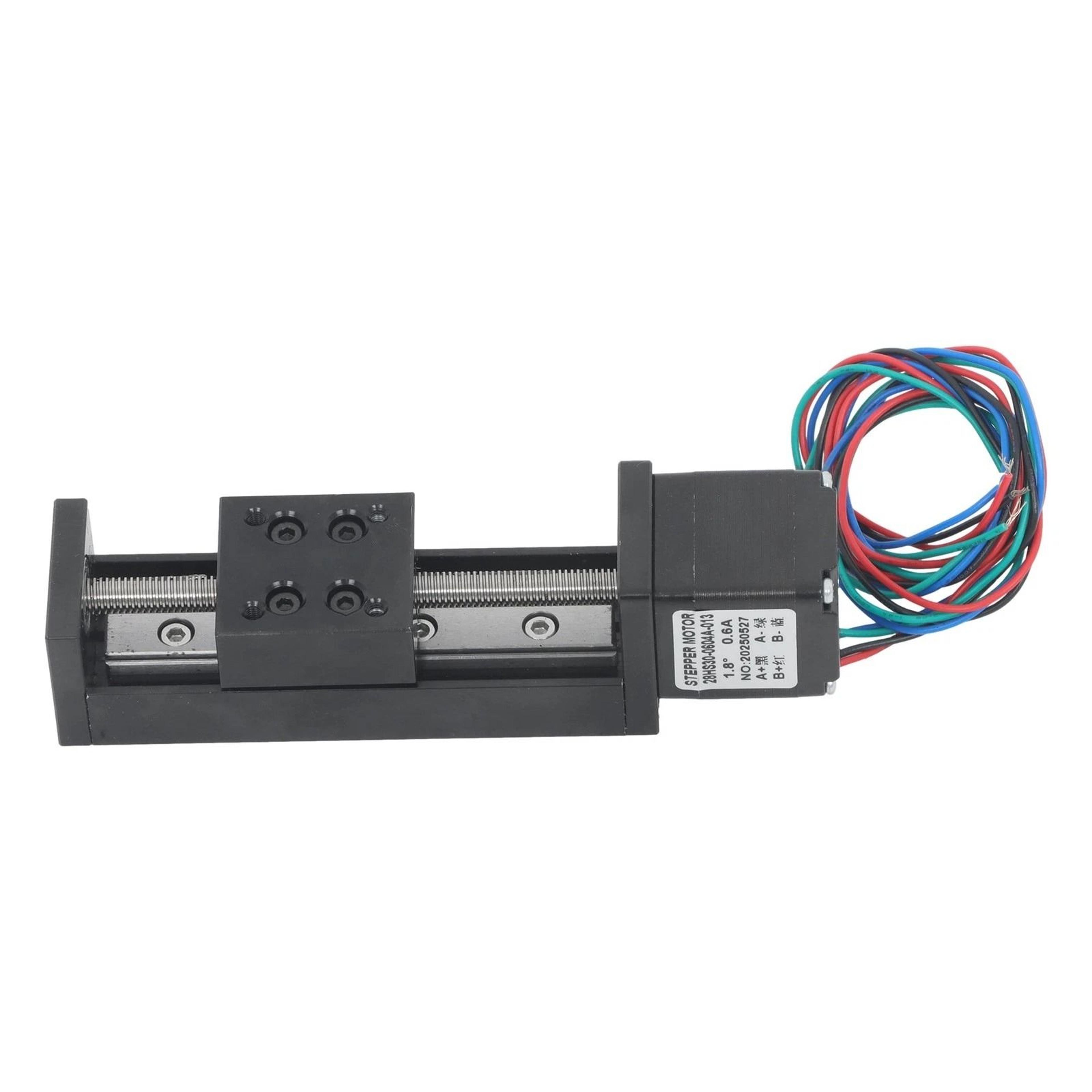 precision mini linear actuator ball screw slide module with nema 11 stepper smooth cnc motion
