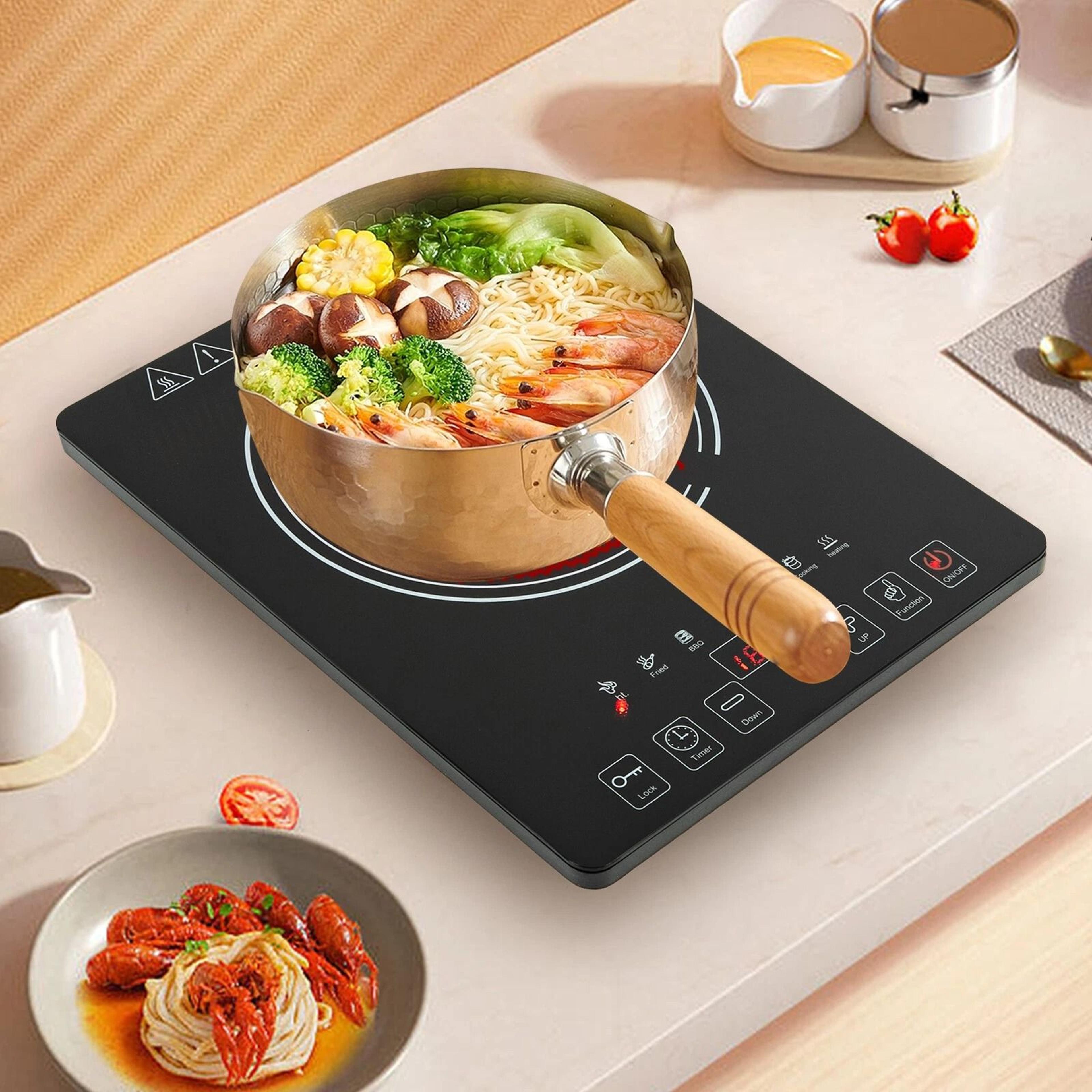 premium portable electric cooktop countertop led touch cooktop burner stove with adjustable heat