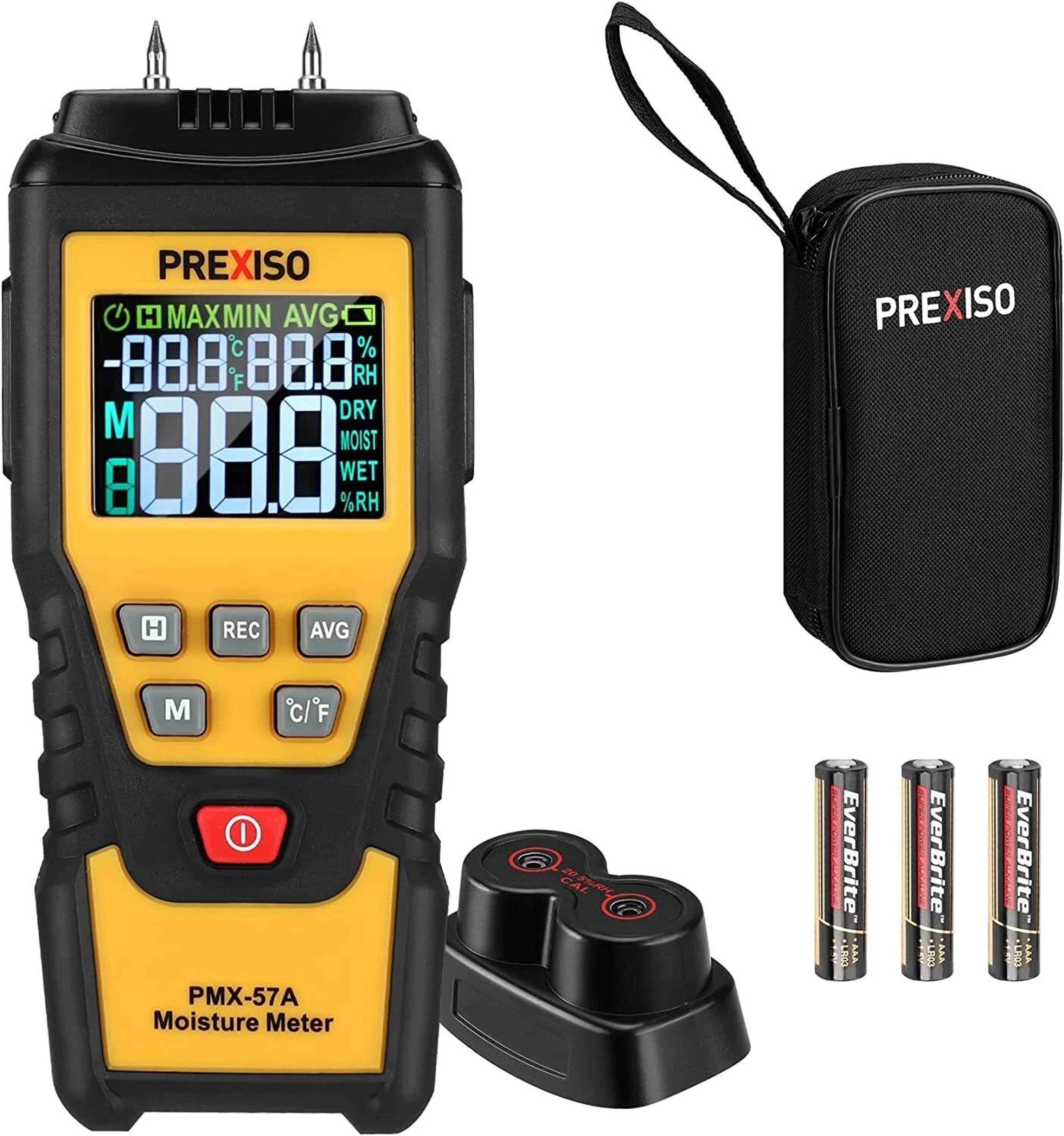 digital wood moisture meter firewood & woodworking moisture reader