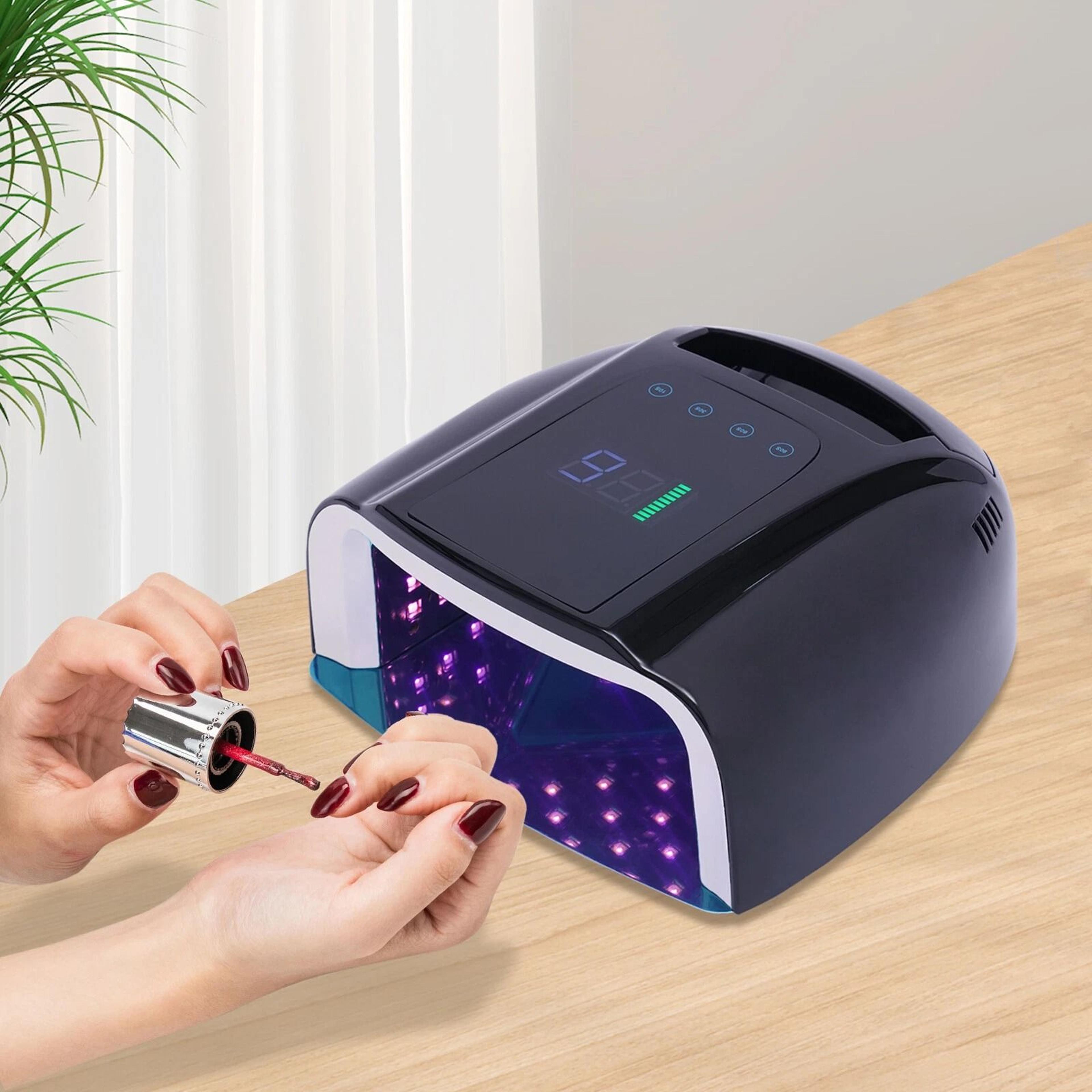 professional cordless uv led nail lamp rechargeable gel curing dryer
