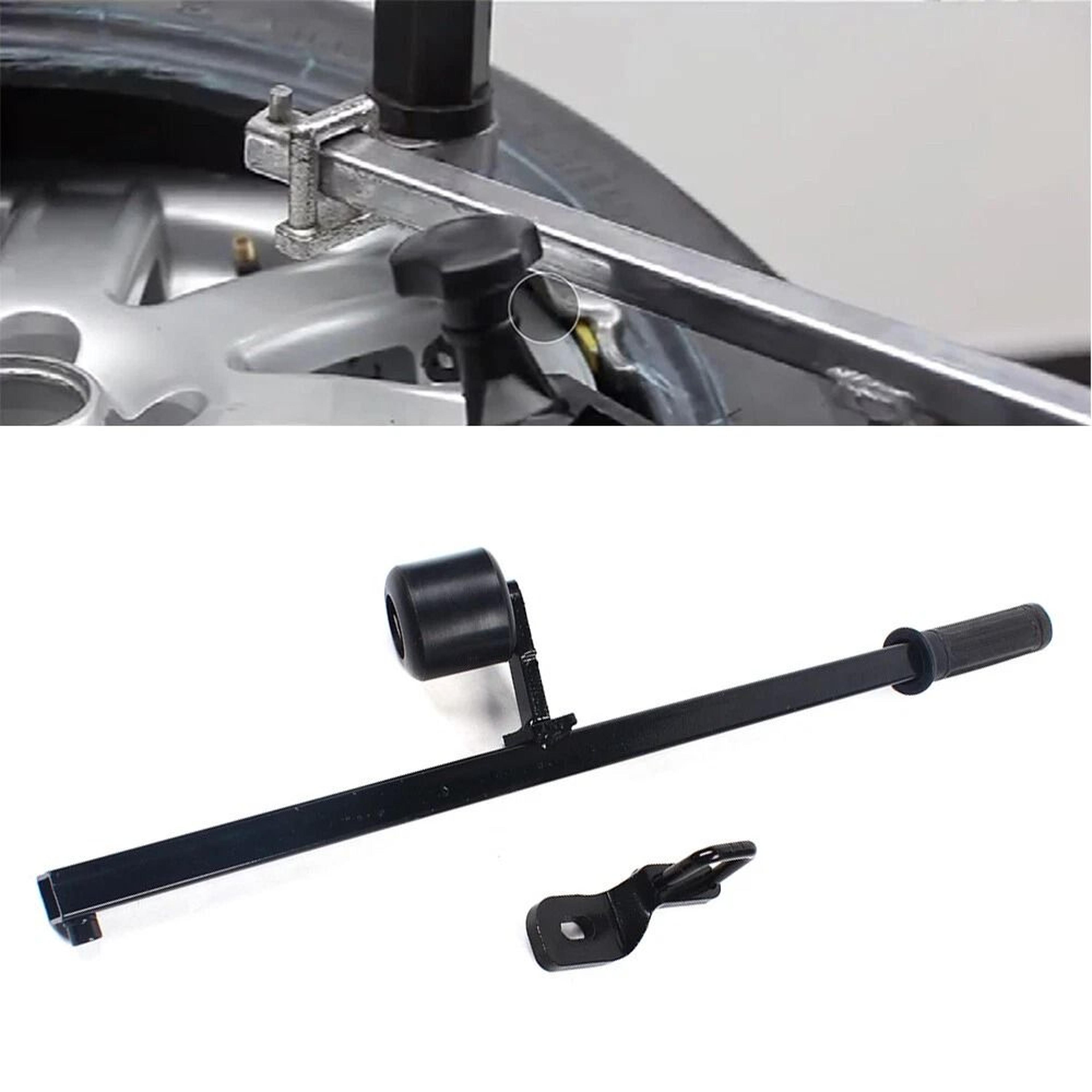 heavy duty manual tire spreader & tire changer tool for car & light truck repairs