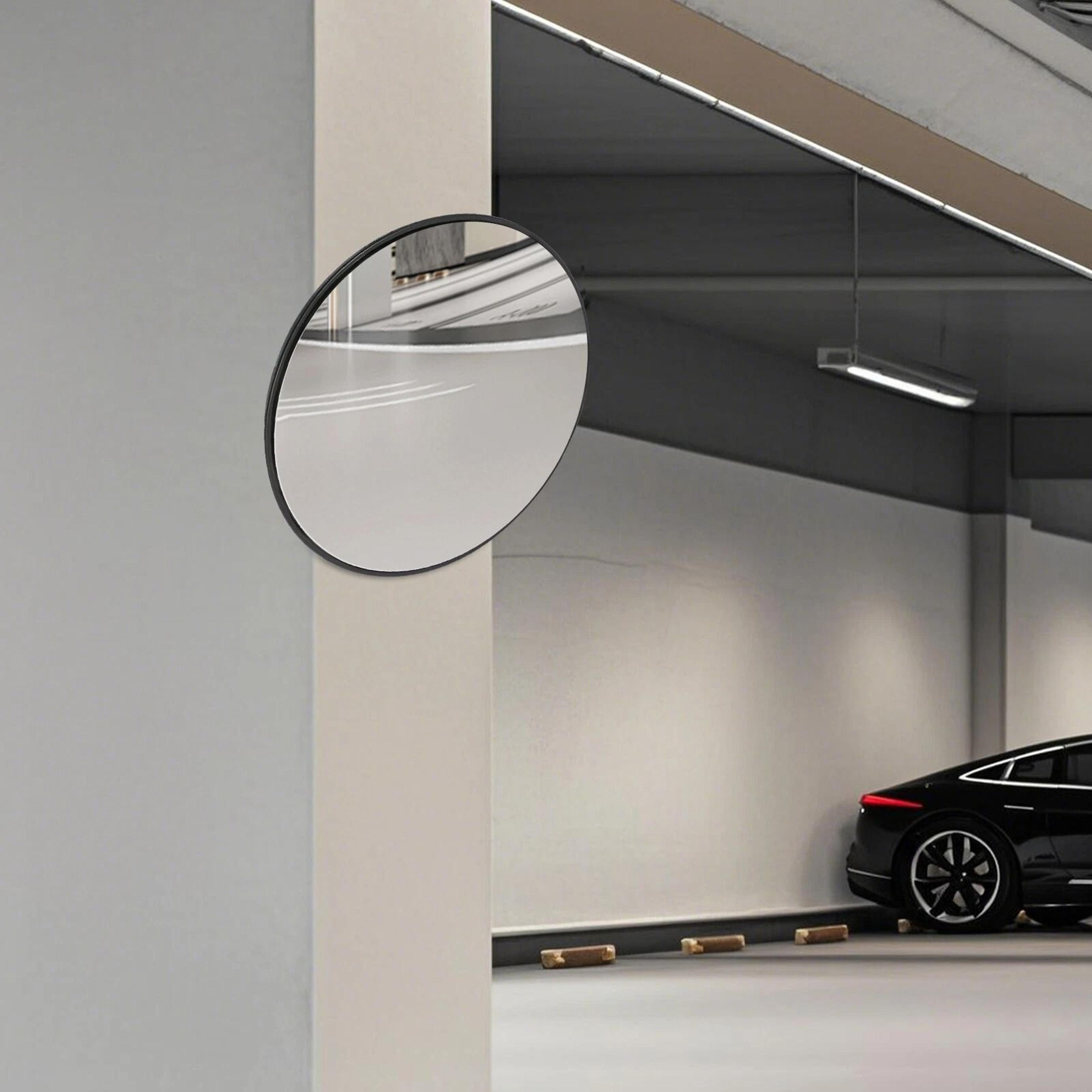 premium wide angle driveway convex security mirror blind spot safety vision