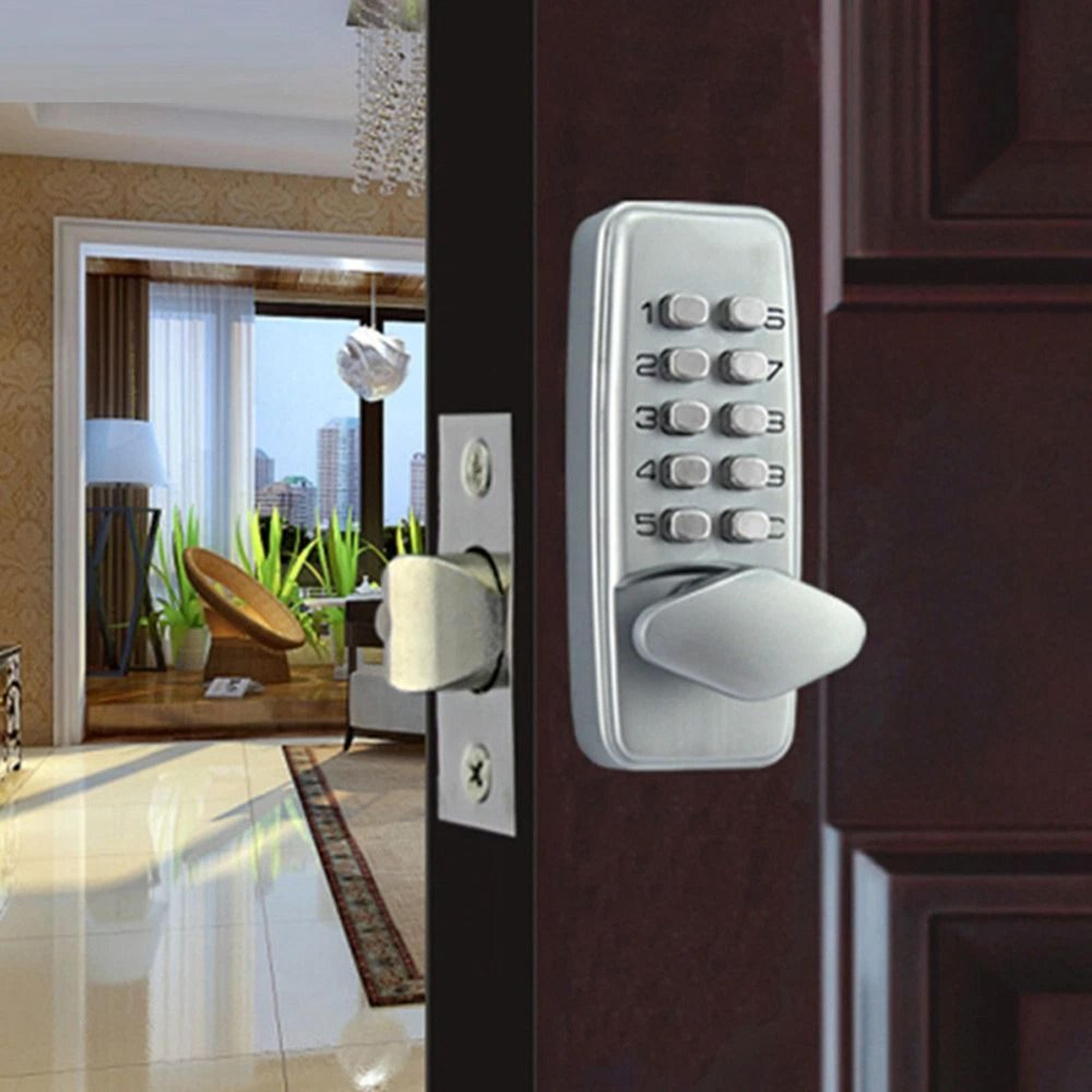 premium keyless door lock digital push button combination lock for home & office