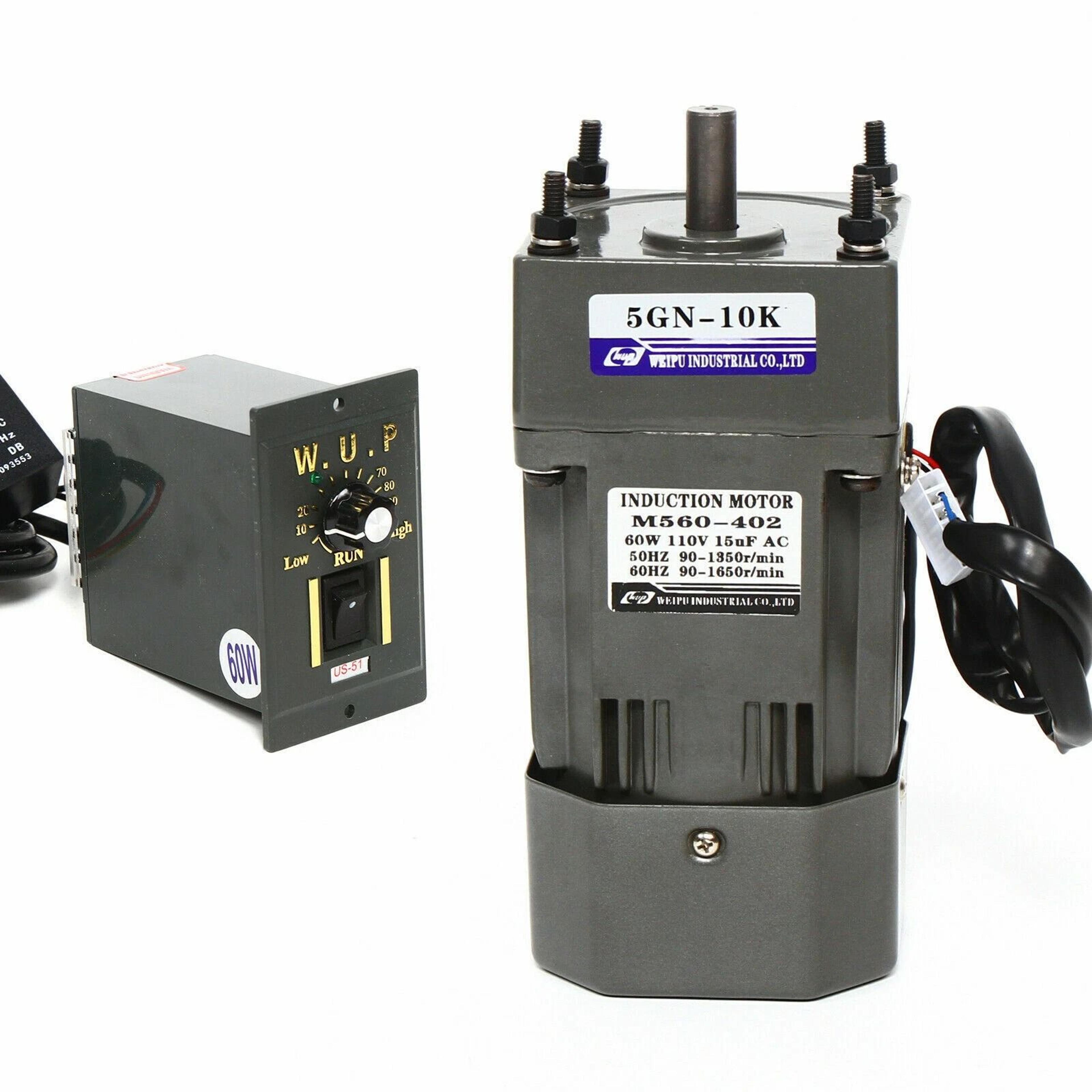 premium ac gear motor with variable speed controller adjustable single phase drive