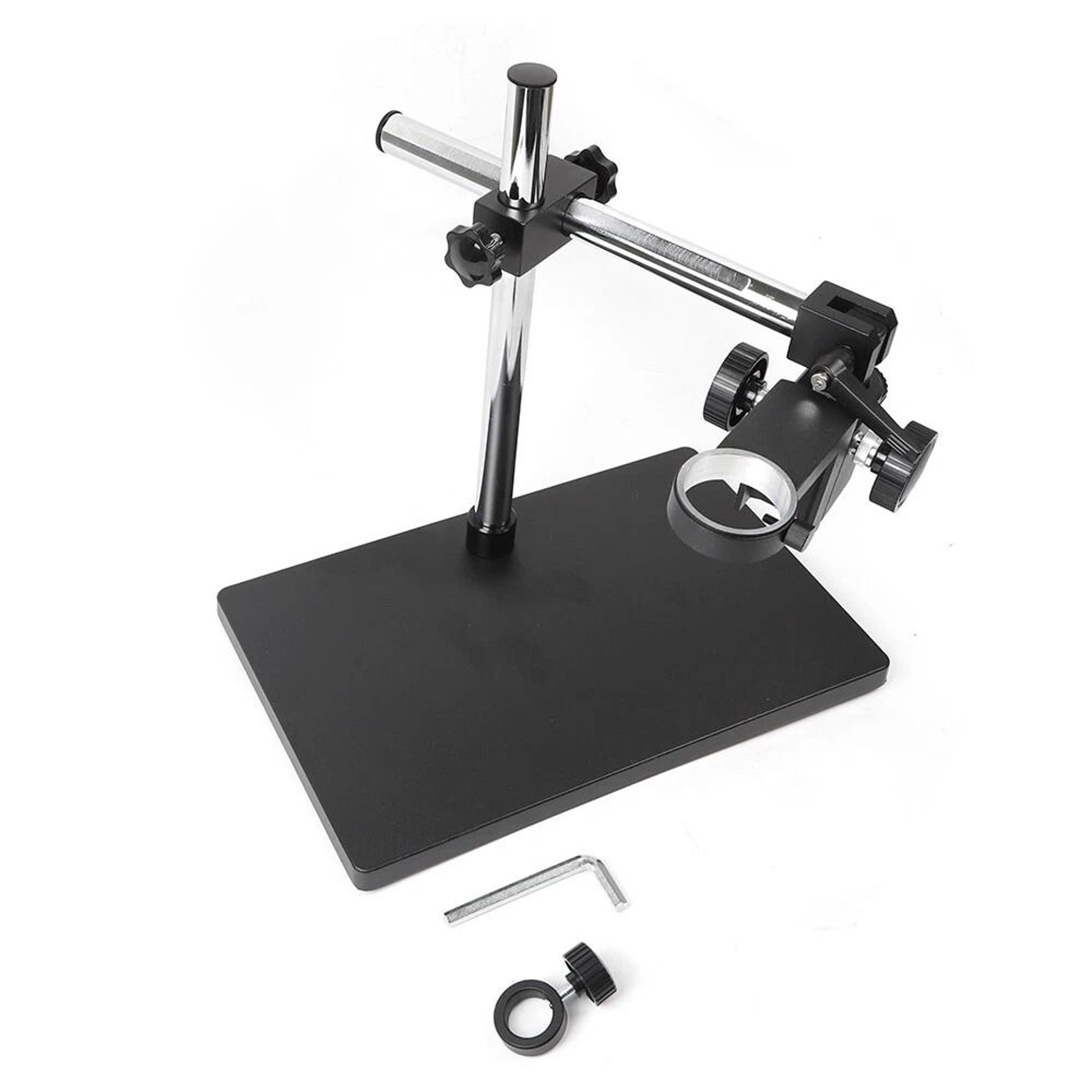 heavy duty microscope boom stand table mount with adjustable arm