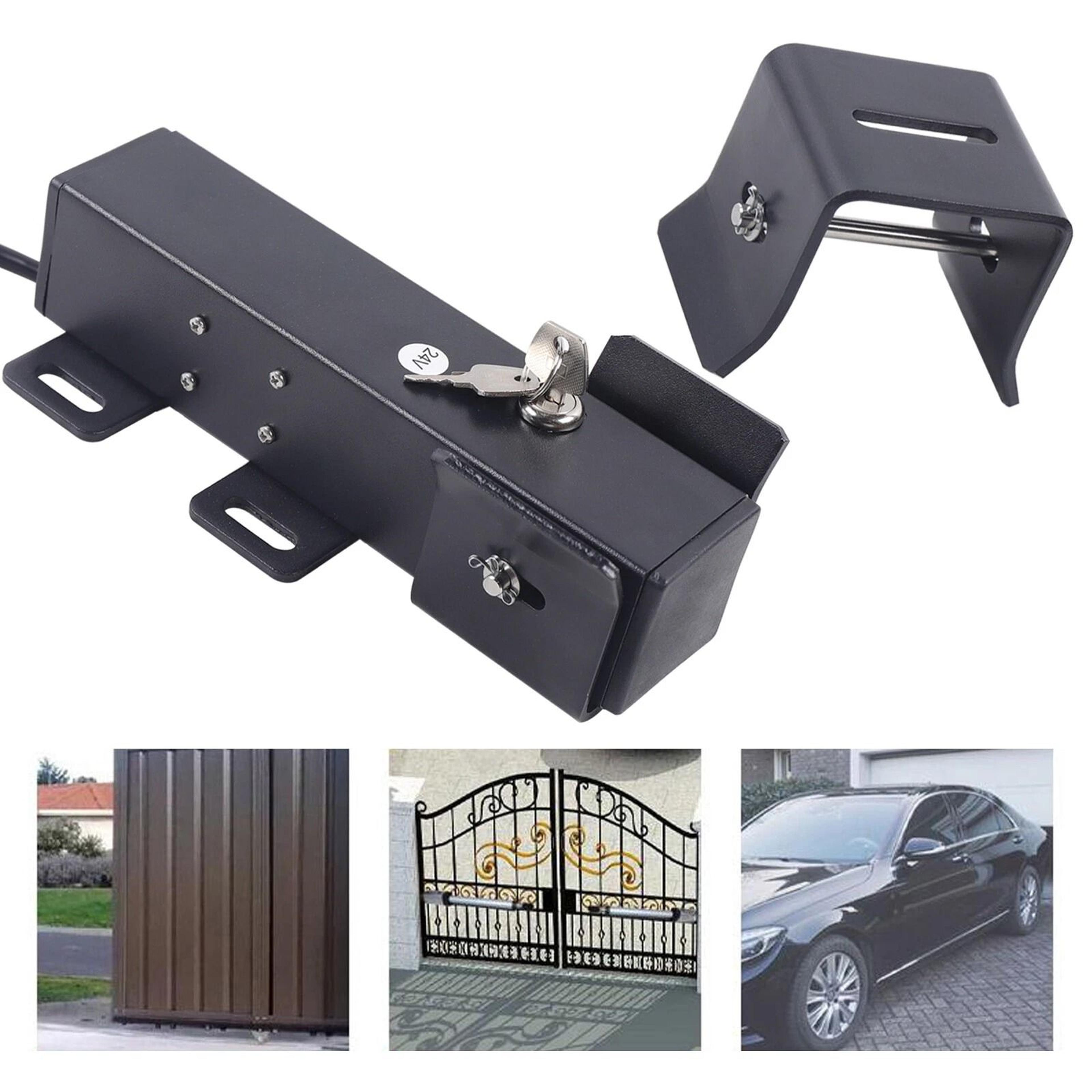 automatic electric swing gate lock with metal latch heavy duty gate opener security lock