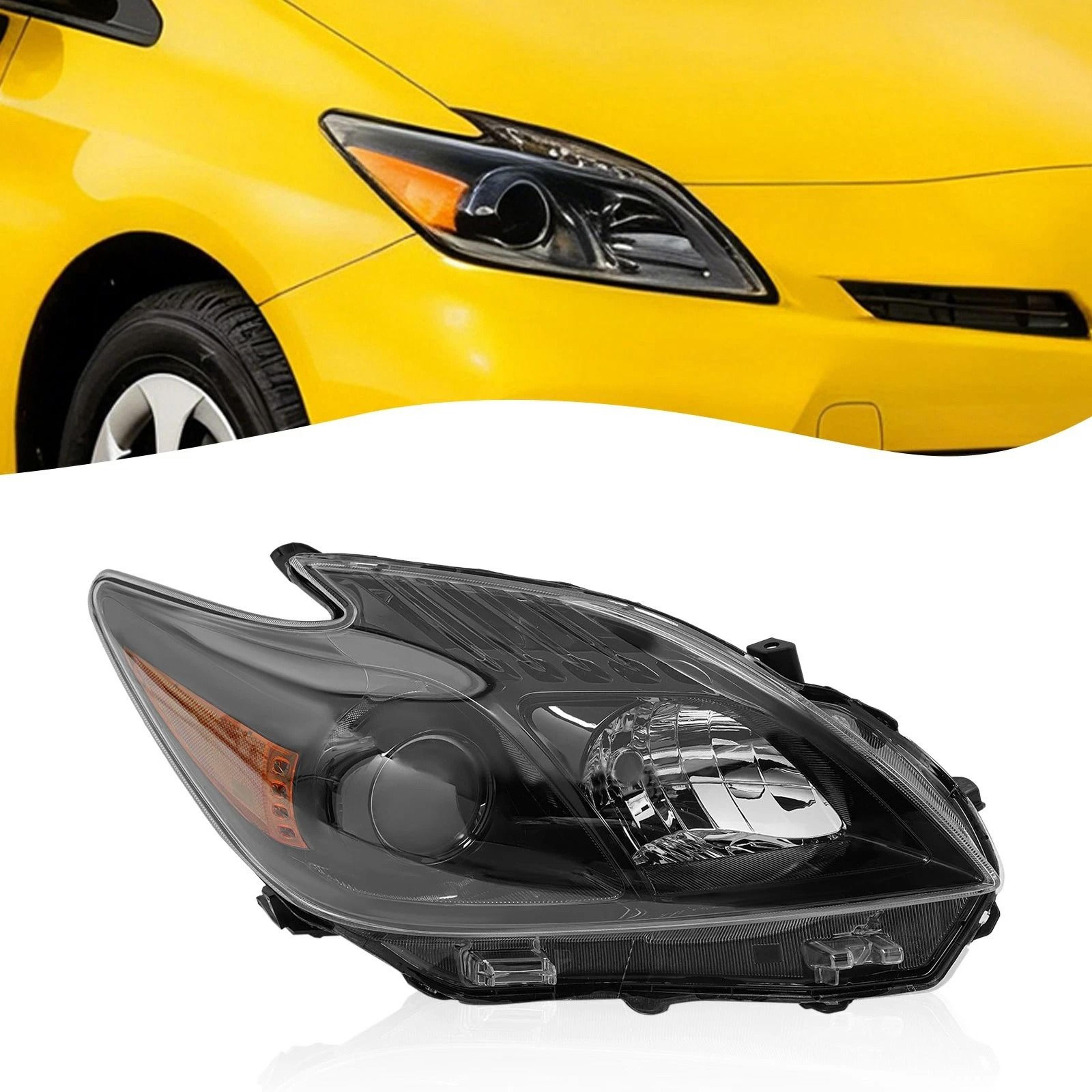 premium toyota prius right headlight assembly passenger side replacement
