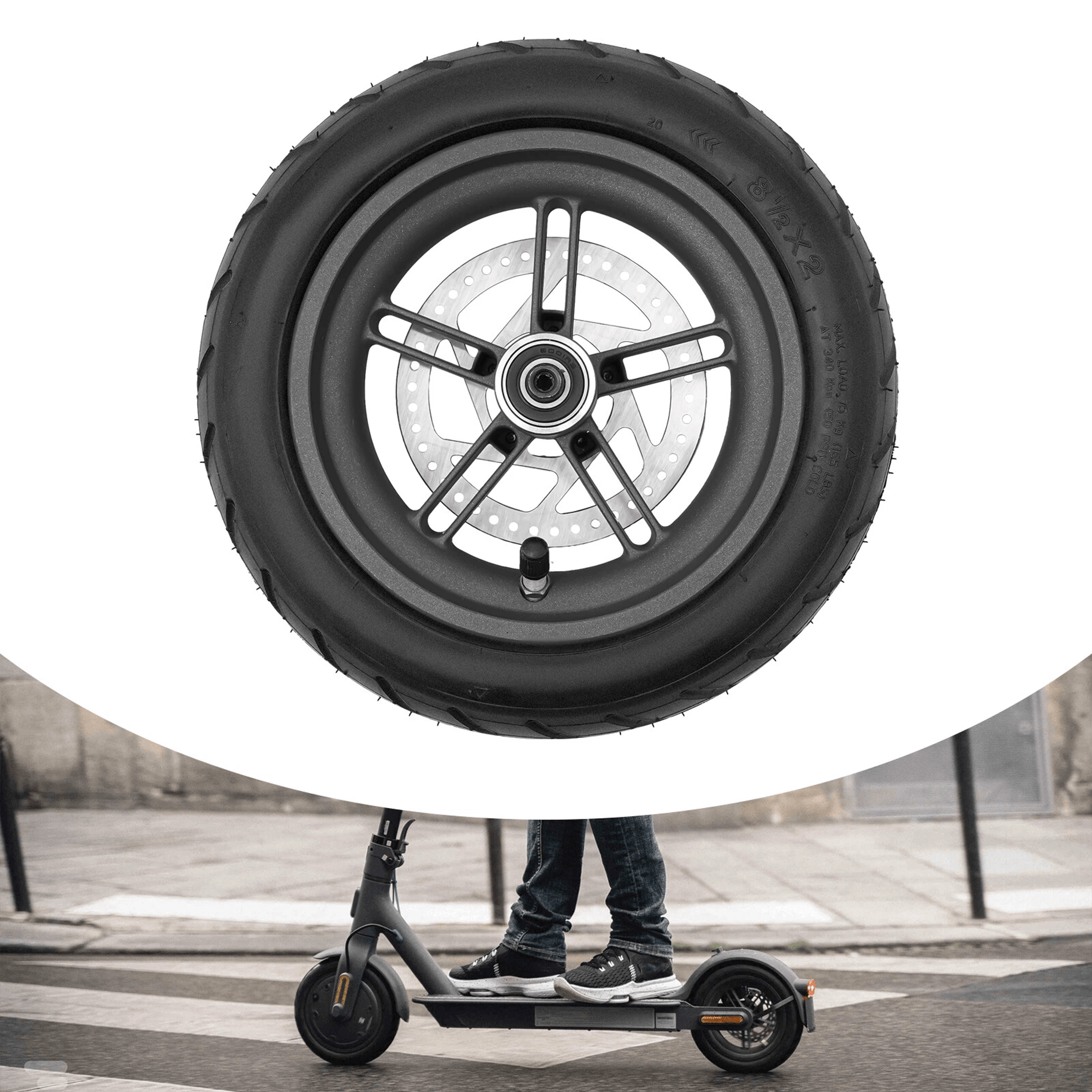 premium electric scooter tire rear wheel for xiaomi m365 replacement scooter tire